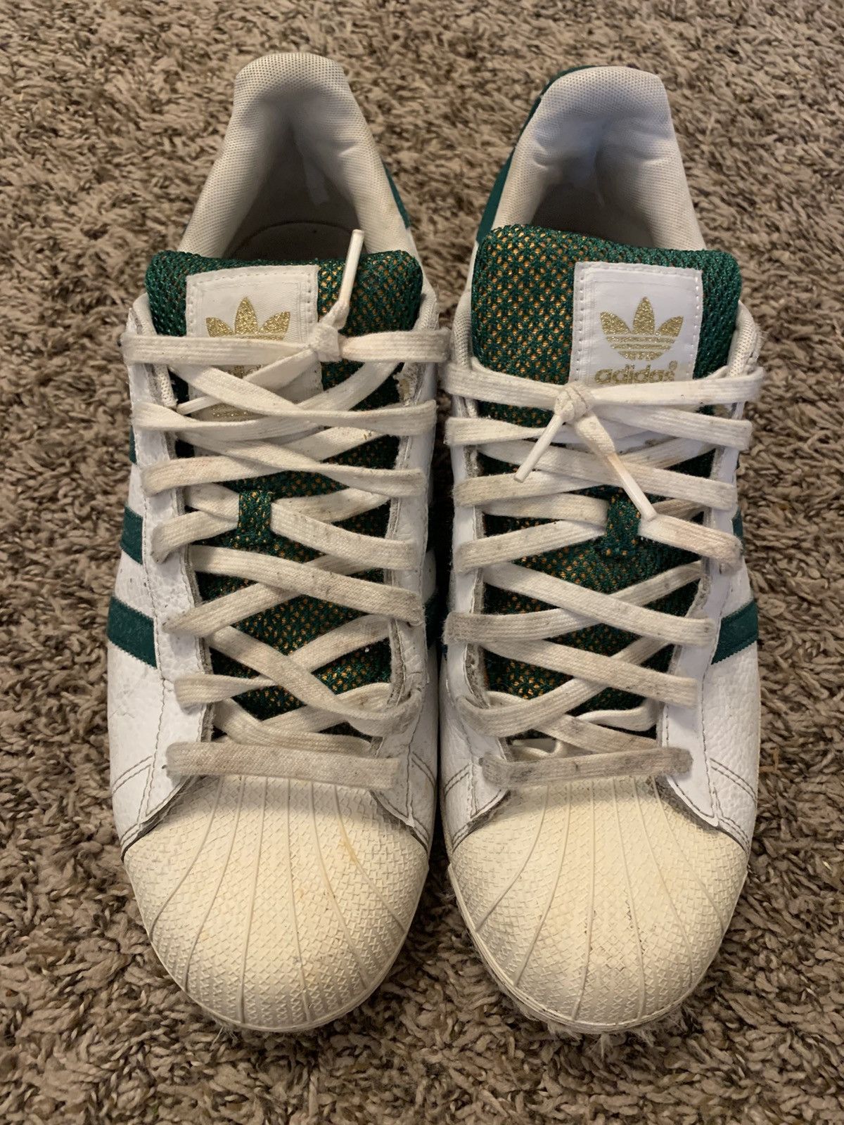 Adidas Adidas shell toe sneakers Size US 12 / EU 45 - 3 Thumbnail