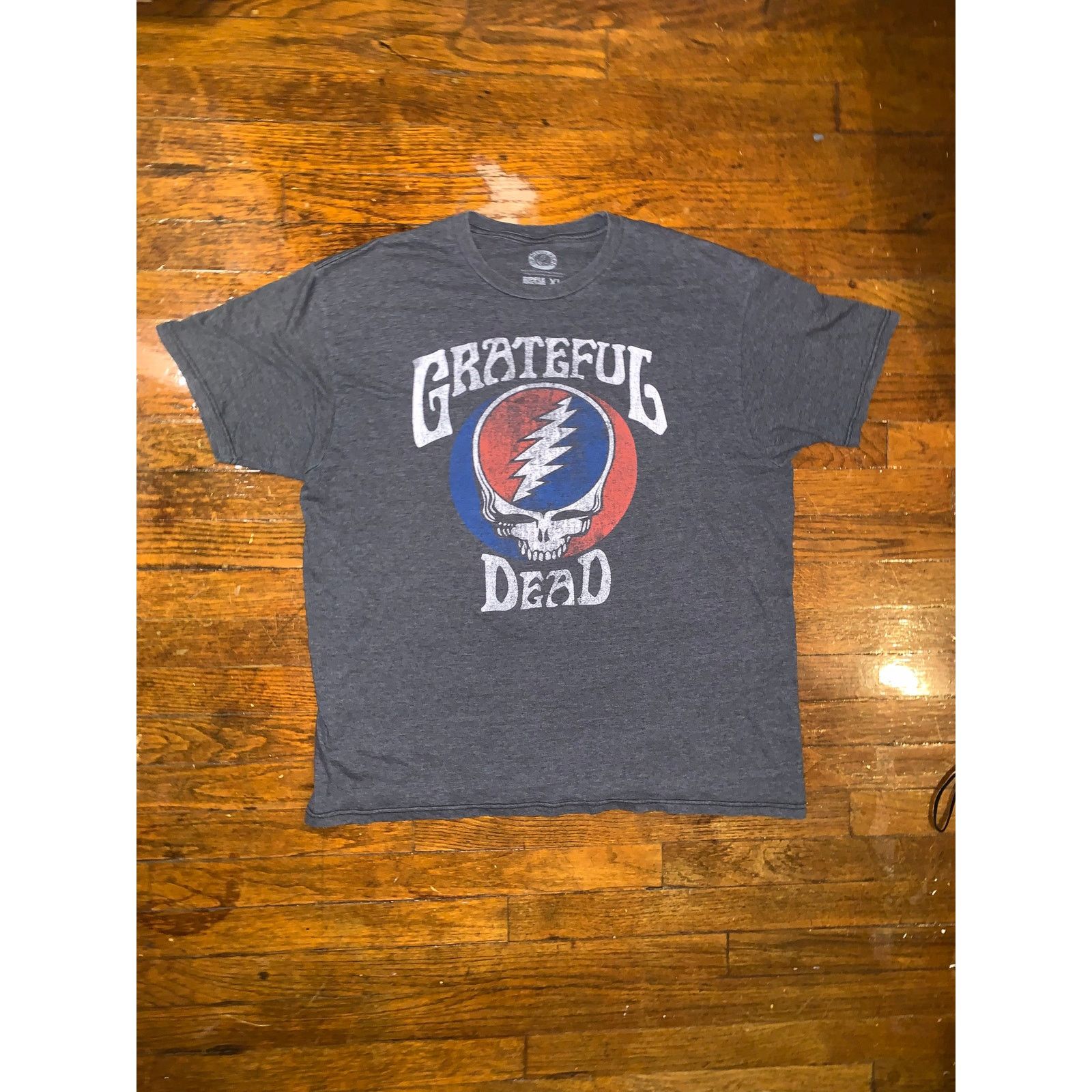 Band Tees Grateful Dead Steal Your Face T Shirt XL Charcoal Gray Size US XL / EU 56 / 4 - 1 Thumbnail