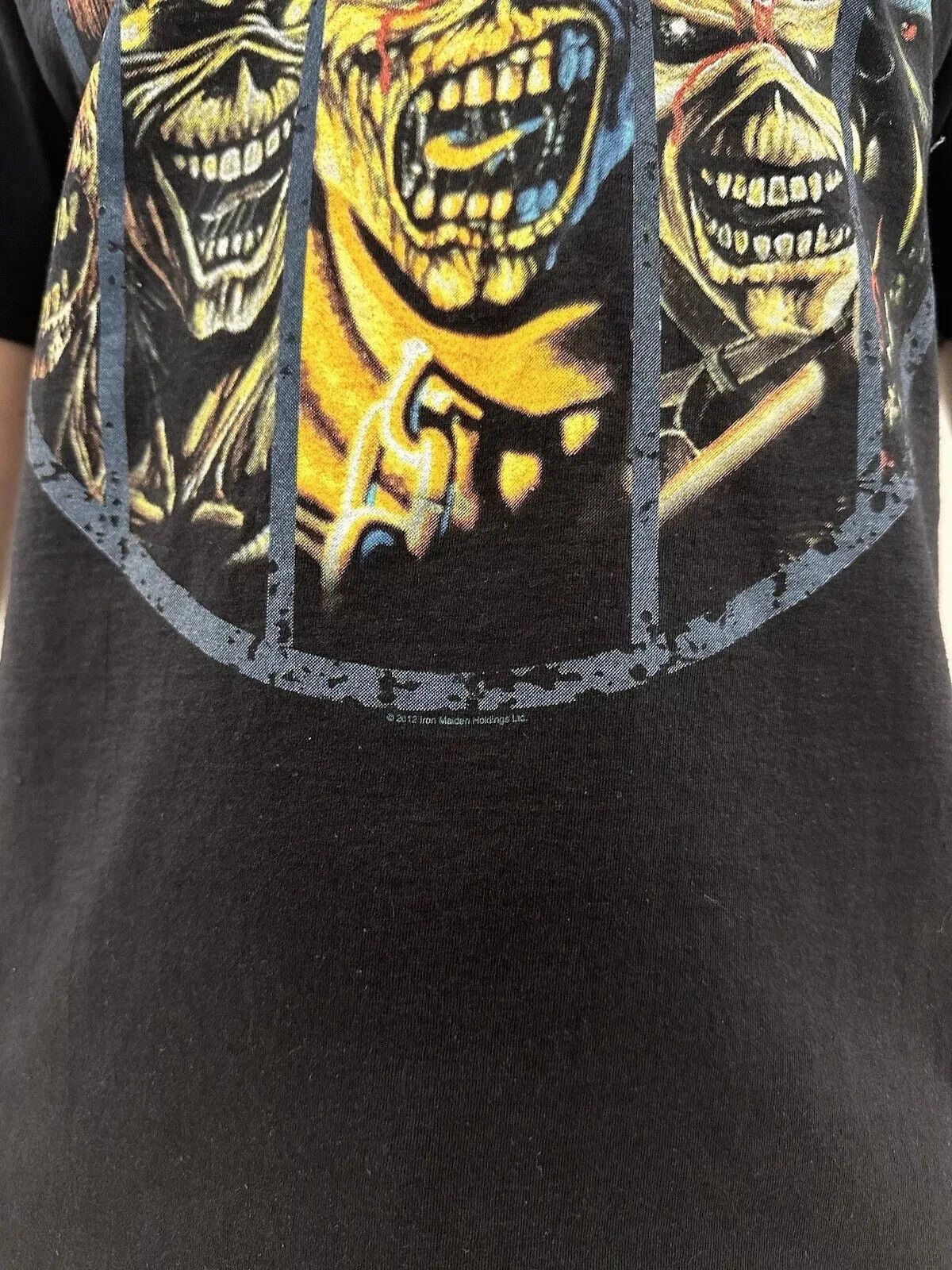 Fruit Of The Loom IRON MAIDEN 2012 SHIRT TEE BAND Official Retro Bloke MUSIC Size US M / EU 48-50 / 2 - 5 Thumbnail