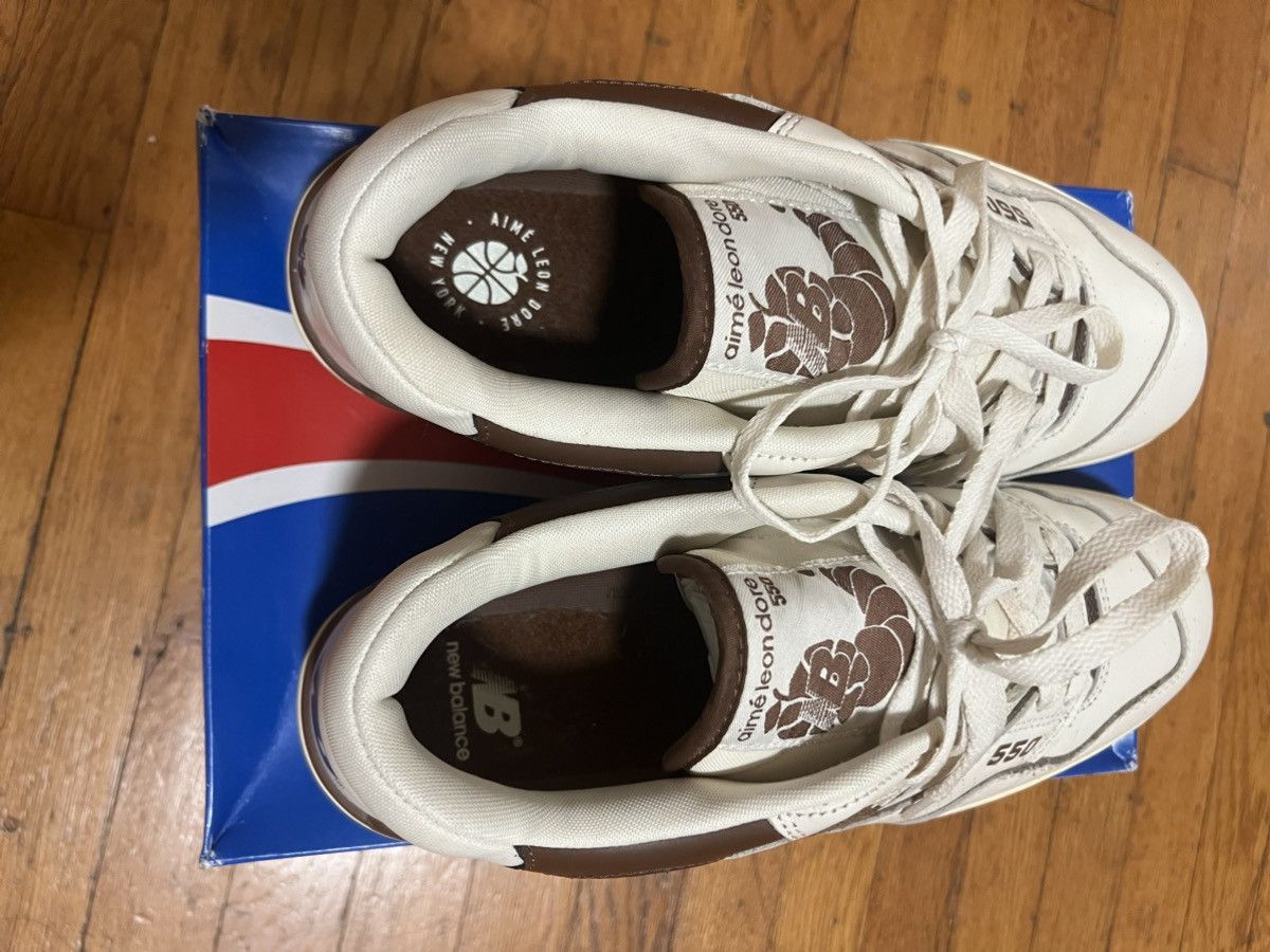 Aime Leon Dore × New Balance Aime Leon Dore X New Balance 550 Brown Size US 12 / EU 45 - 6 Thumbnail
