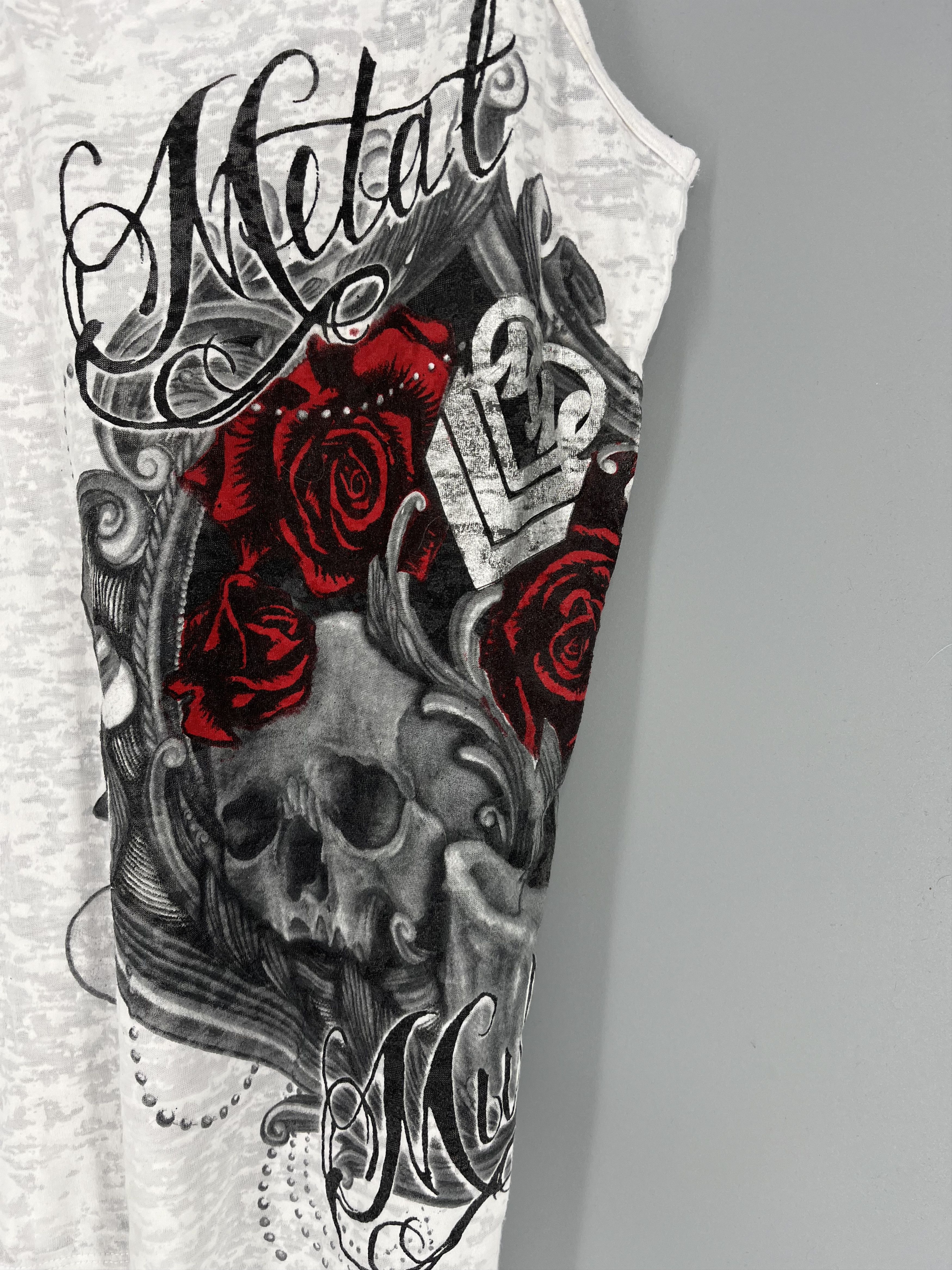 Band Tees Metal Mulisha Legends Are Made Graphic Ladies Tank Top S Size S / US 4 / IT 40 - 6 Thumbnail