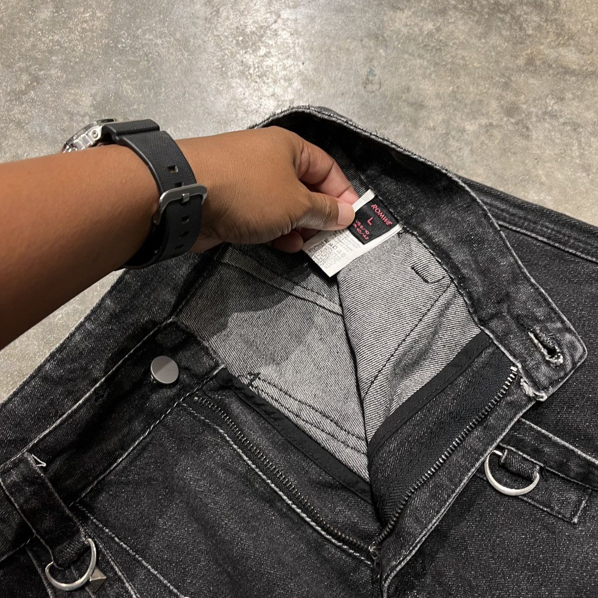 Grailed Romwe Rip-off Balenciaga Raver Baggy Bondage Denim Size US 33 - 7 Thumbnail