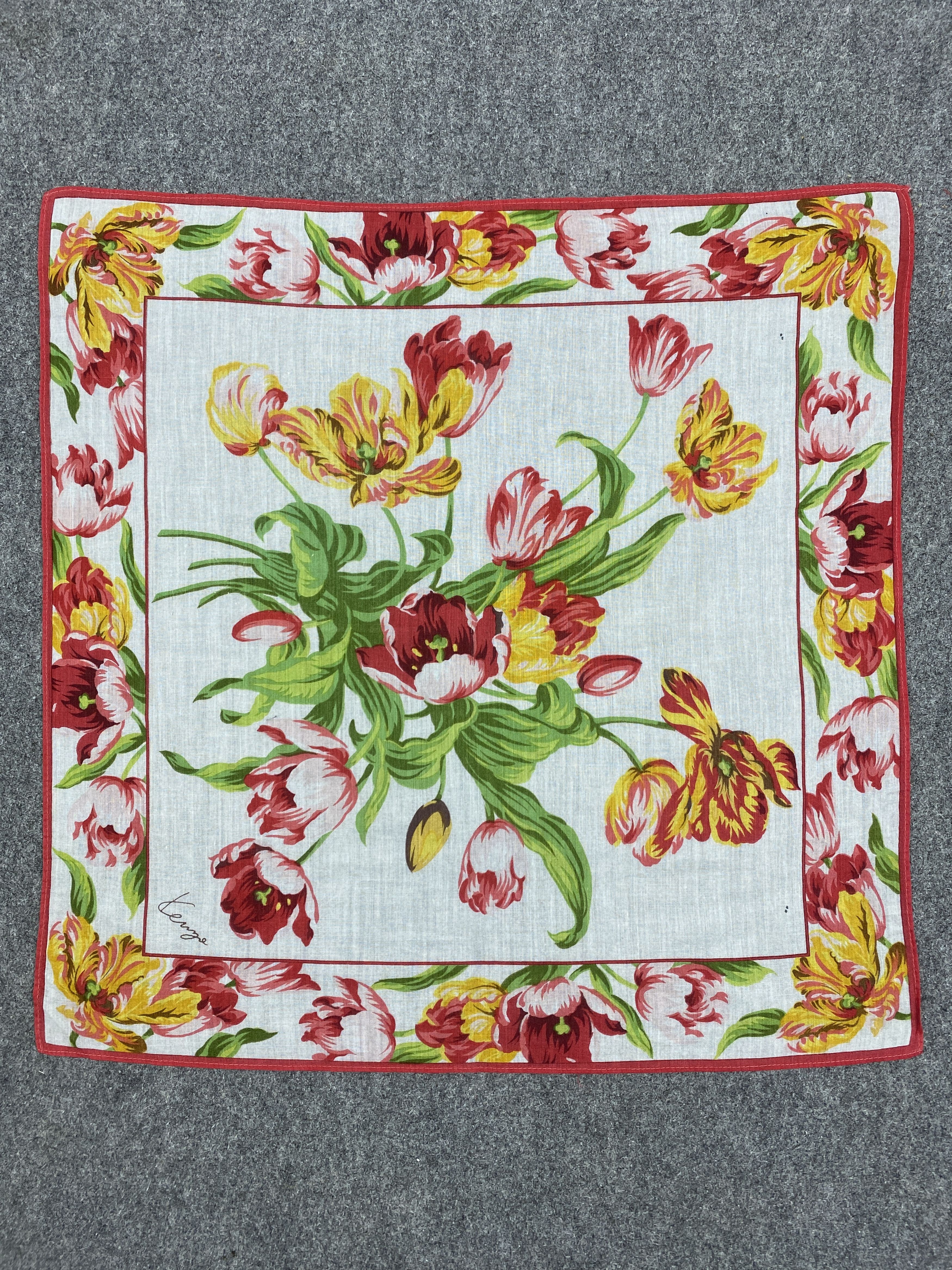 Kenzo Kenzo Handkerchief / Bandana / Neckerchief HKC0207 Size ONE SIZE - 4 Thumbnail