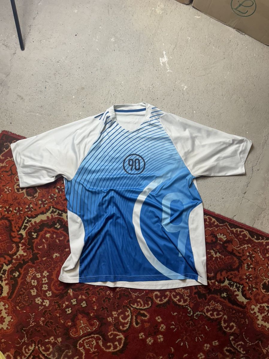 Nike × Vintage Vintage Y2K Nike Total 90 Sport T Shirt Swoosh 90s Soccer Size US XL / EU 56 / 4 - 1 Thumbnail