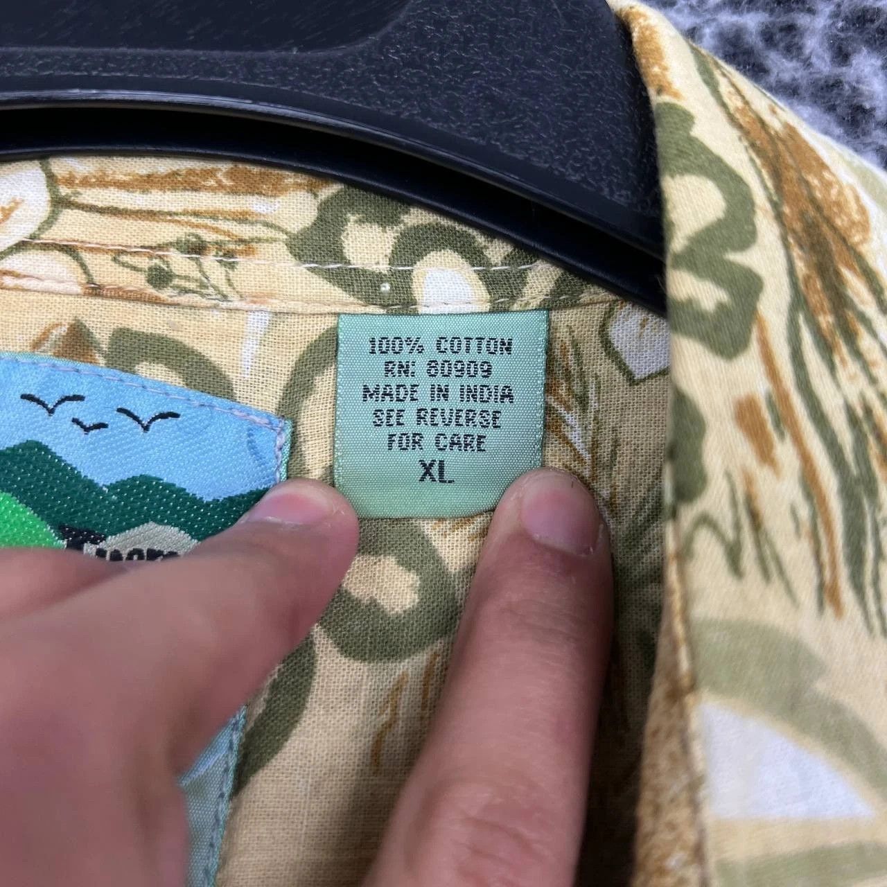 Other Forest Collection Shirt Men XL Hawaiian Button Up Collared Size US XL / EU 56 / 4 - 6 Thumbnail