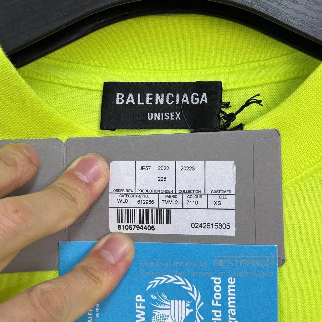 Balenciaga balenciaga wfp short sleeve t. Size US XS / EU 42 / 0 - 3 Thumbnail