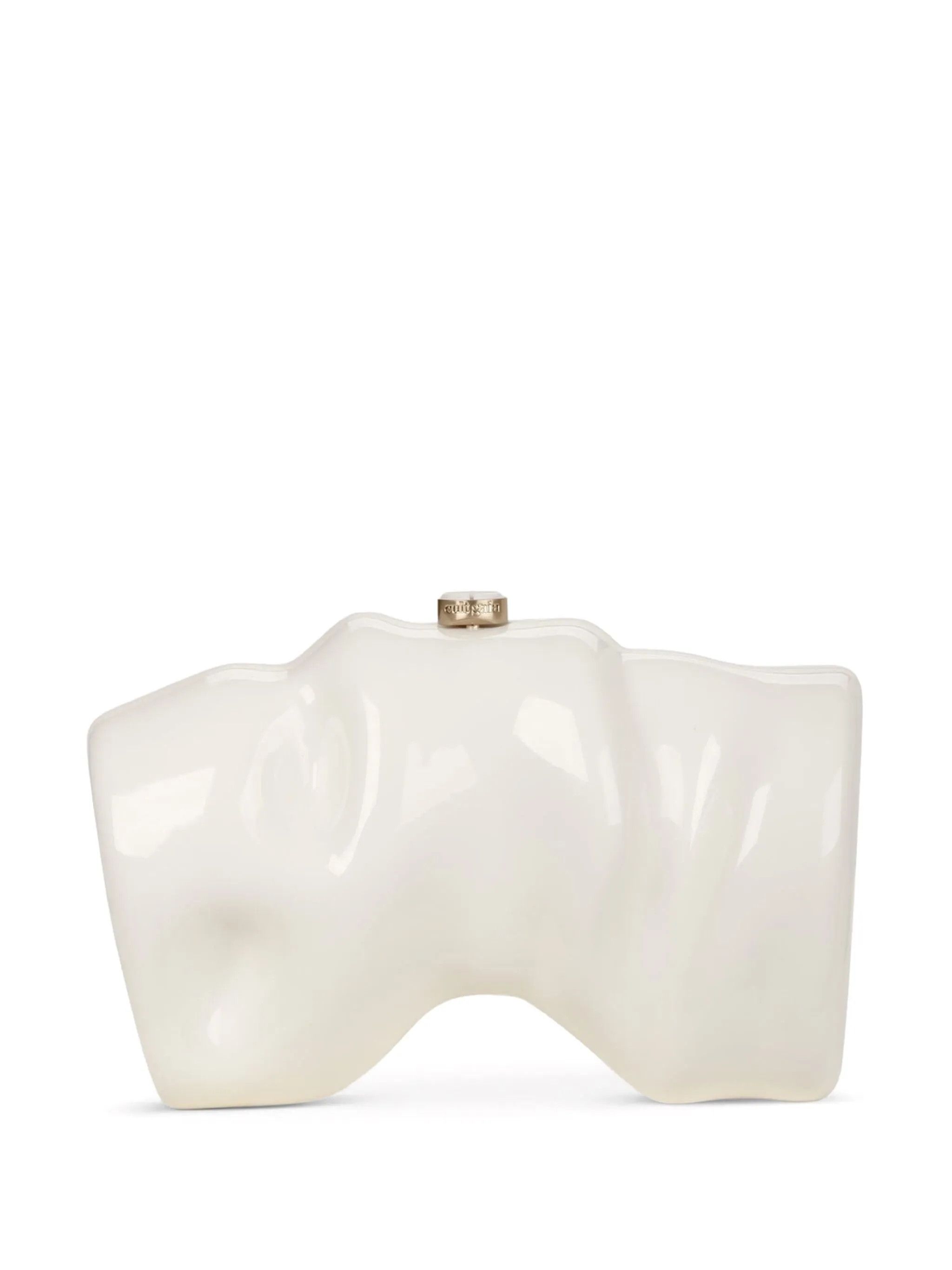Cult Gaia os11x0126 Size: OS / Scrunch Clutch Bag in White Size ONE SIZE - 1 Thumbnail