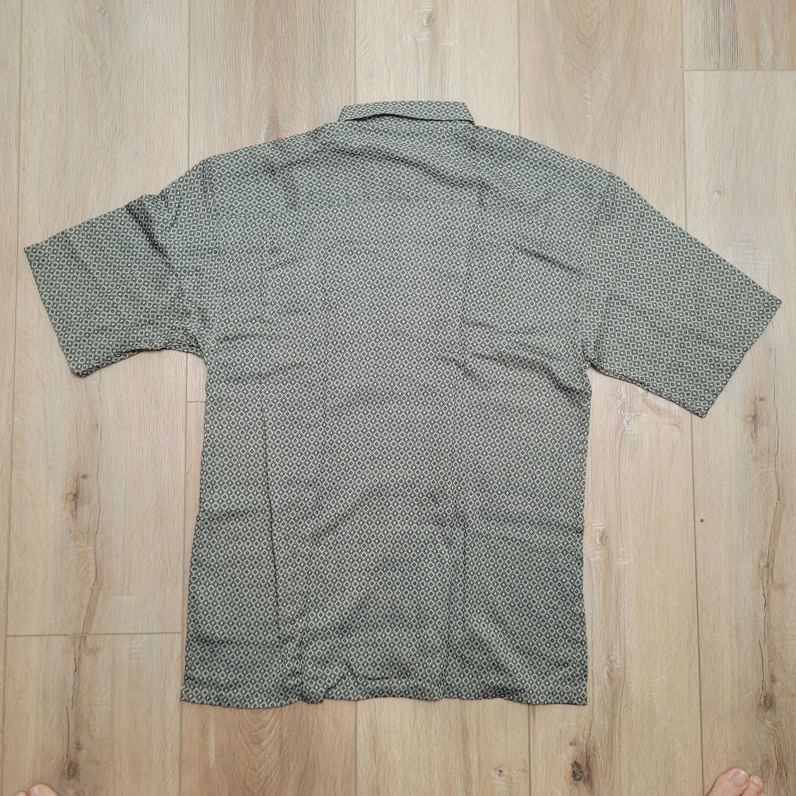 Natural Issue Natural Issue Shirt M VTG 90s Rayon Boxy Oversized Geometric Size US M / EU 48-50 / 2 - 4 Thumbnail