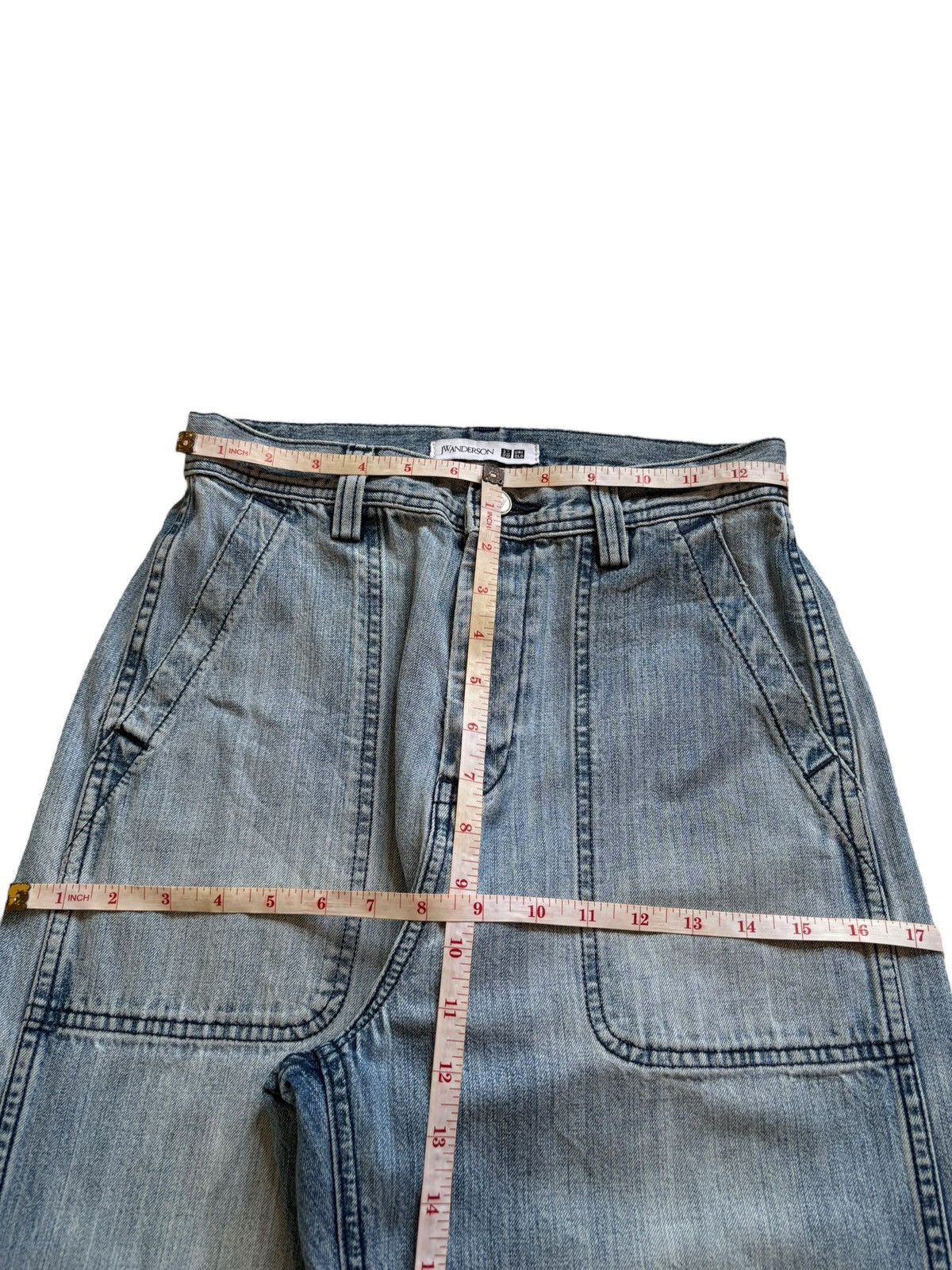 JW Anderson × Uniqlo Vintage Uniqlo J.W.Anderson Faded Wash Bush Pant Baggy Jean Size US 26 / EU 42 - 12 Thumbnail