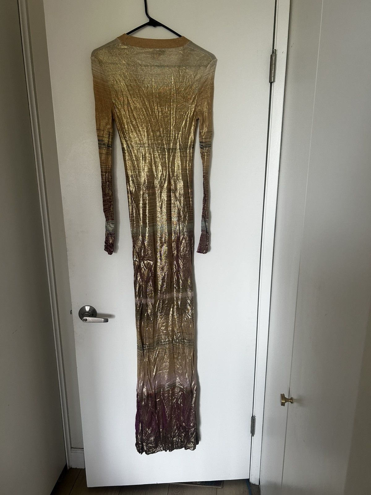 Missoni Missoni Space-Dyed Multicolor Long Sleeve Dress NWT - EU 44 Size M / US 6-8 / IT 42-44 - 3 Thumbnail