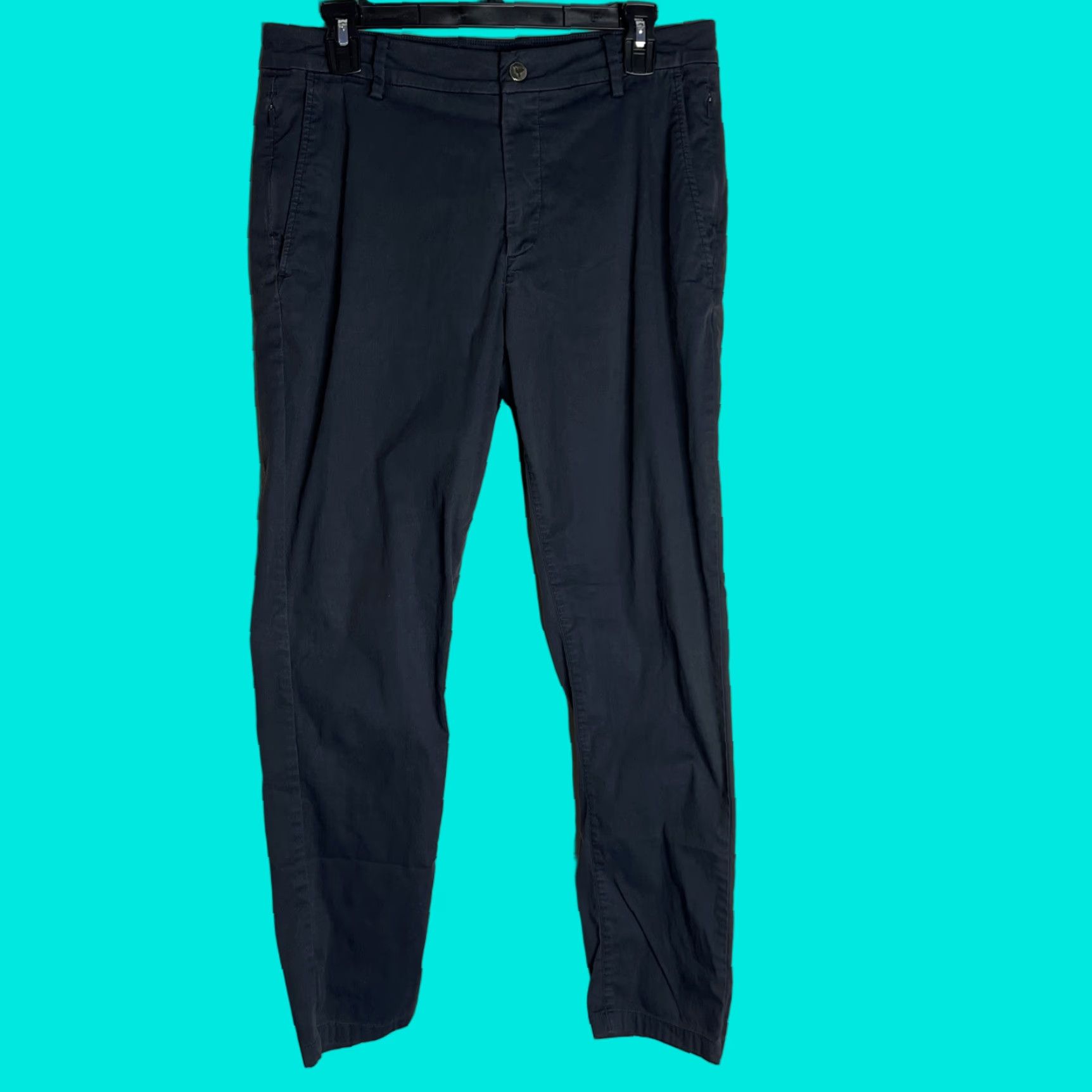 Vintage Bird Dog Pants Men 32x30 Chino Flat Front Zip Solid Gray Navy Logo Pockets Regular Straight Fall Outdoors Work Shirt? Size US 32 / EU 48 - 1 Thumbnail