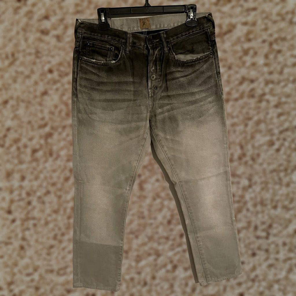 Prps PRPS Goods Demon Fit Button Fly Gray Gradient Stone Wash Denim Jeans - Men's 31 Size US 31 - 1 Thumbnail