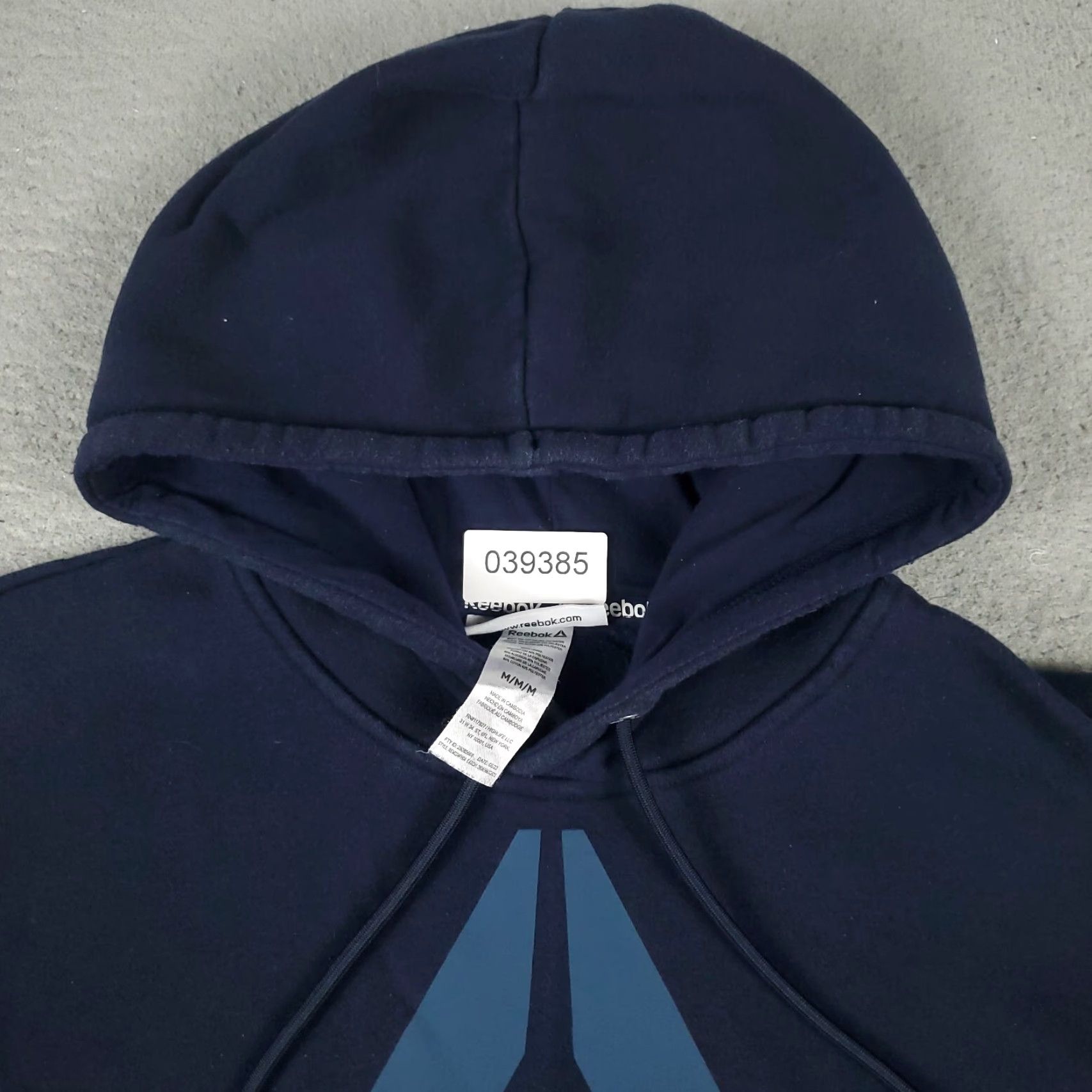 Reebok VINTAGE Reebok Hoodie Pullover Mens Medium Blue Casual Sports Outfits Regular Fit Size US M / EU 48-50 / 2 - 2 Thumbnail