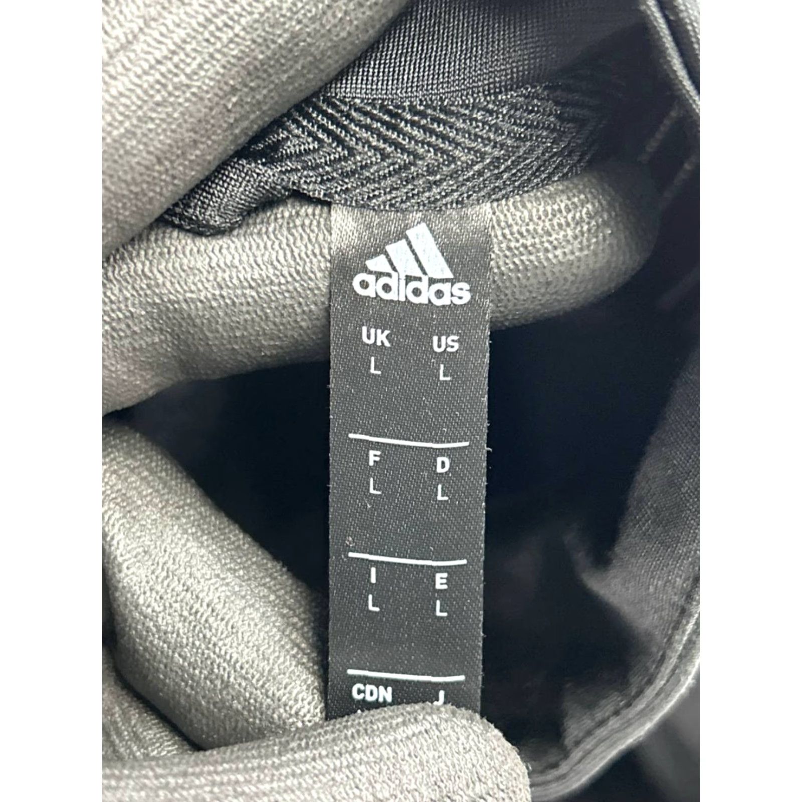 Adidas Adidas Track Jacket Mens Large Black Running Full Zip Size US L / EU 52-54 / 3 - 3 Thumbnail