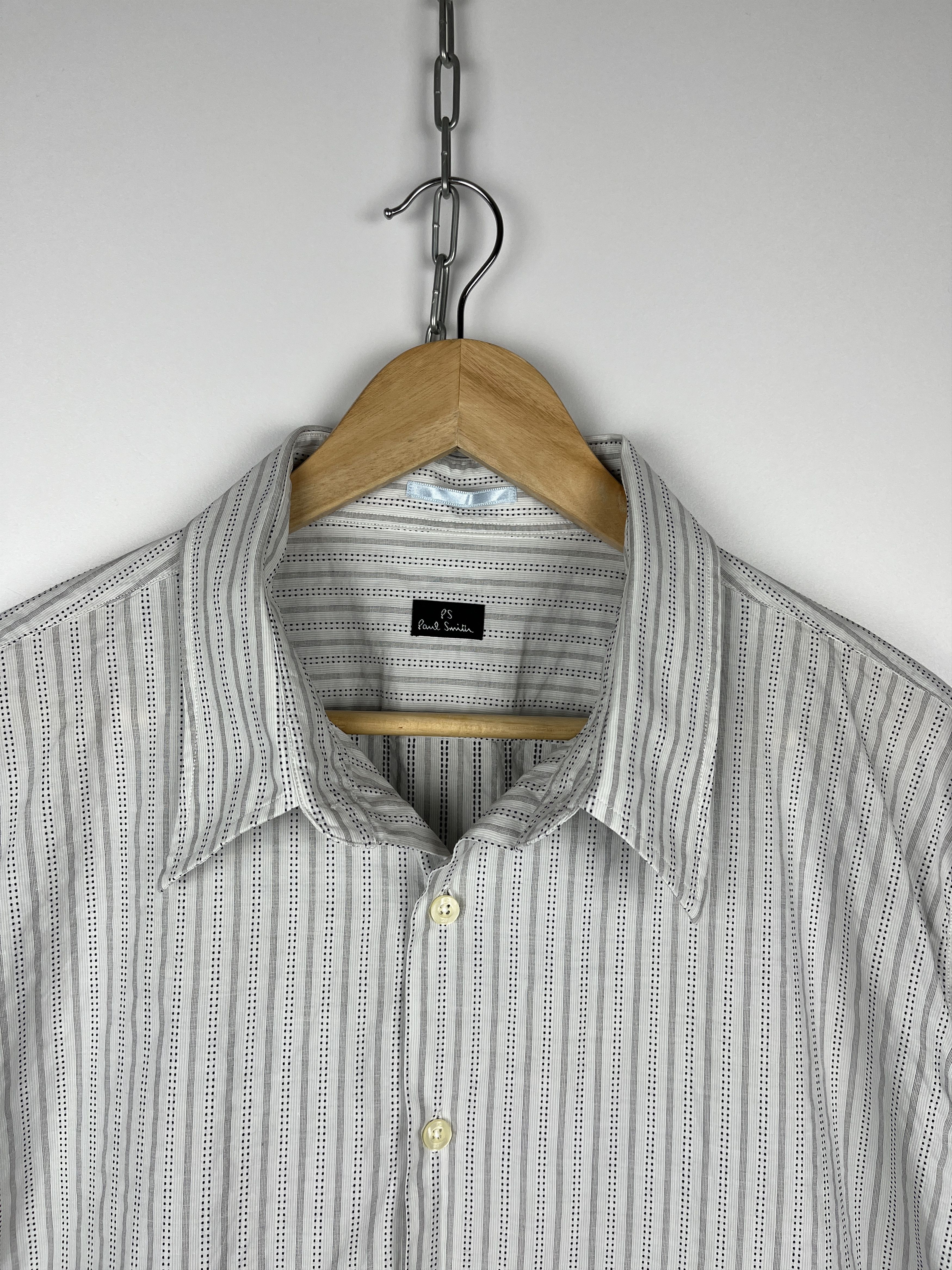 Paul Smith PS Paul Smith Striped Short Sleeve Shirt Size US XXL / EU 58 / 5 - 4 Thumbnail