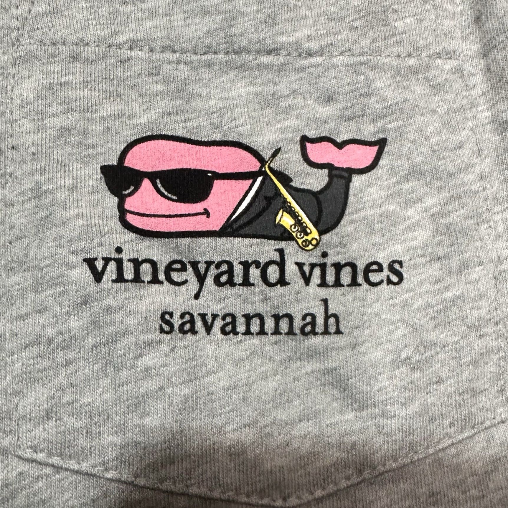 Vineyard Vines Vineyard Vines T Shirt Mens Medium Gray Double Sided Longsleeve Savannah Georgia Shirt Mens Regular Gray All Seasons Breathable Logo 2020s Adult Men Size US M / EU 48-50 / 2 - 5 Thumbnail