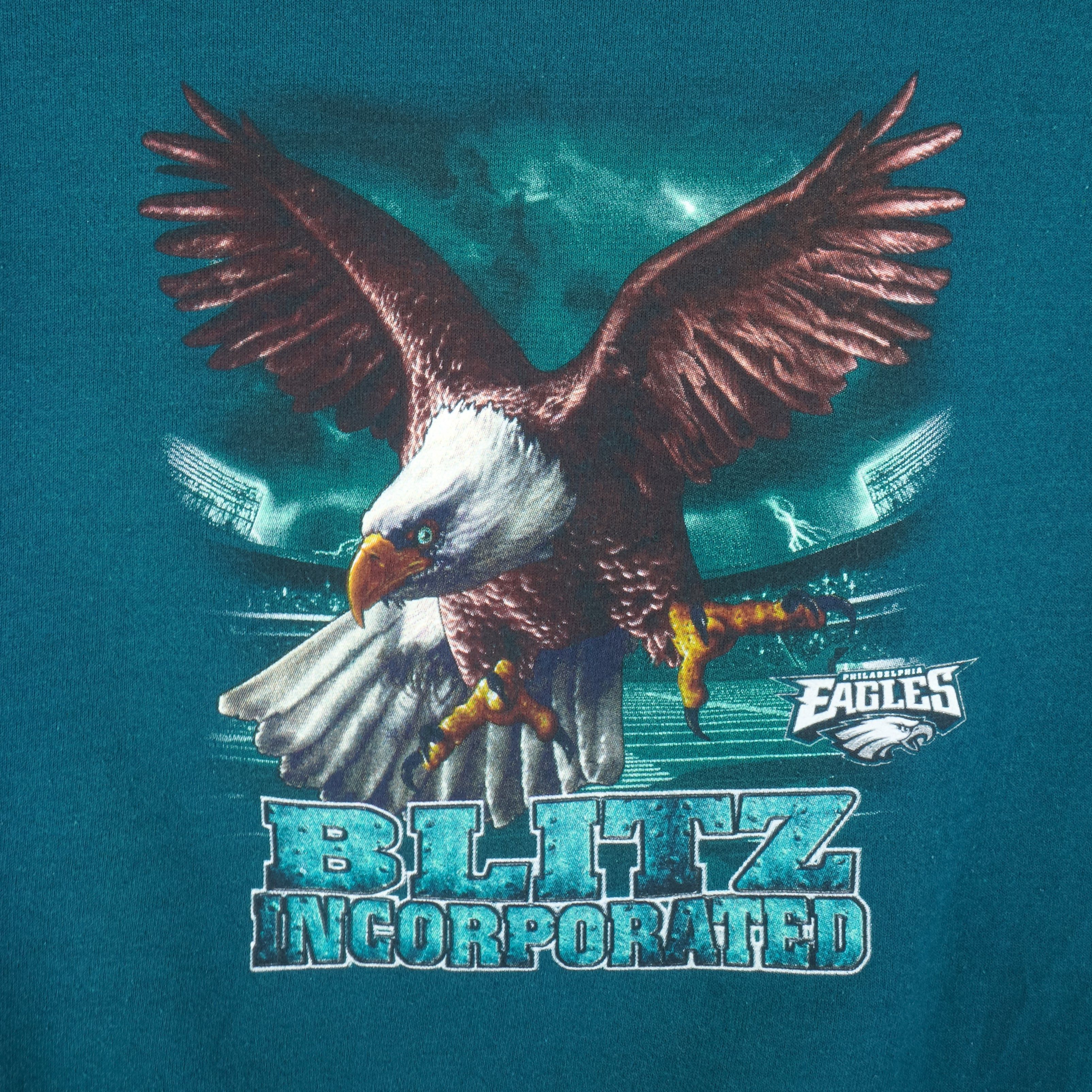 NFL Philadelphia Eagles Blitz Incorporated Sweatshirt 2000s Size US L / EU 52-54 / 3 - 3 Thumbnail