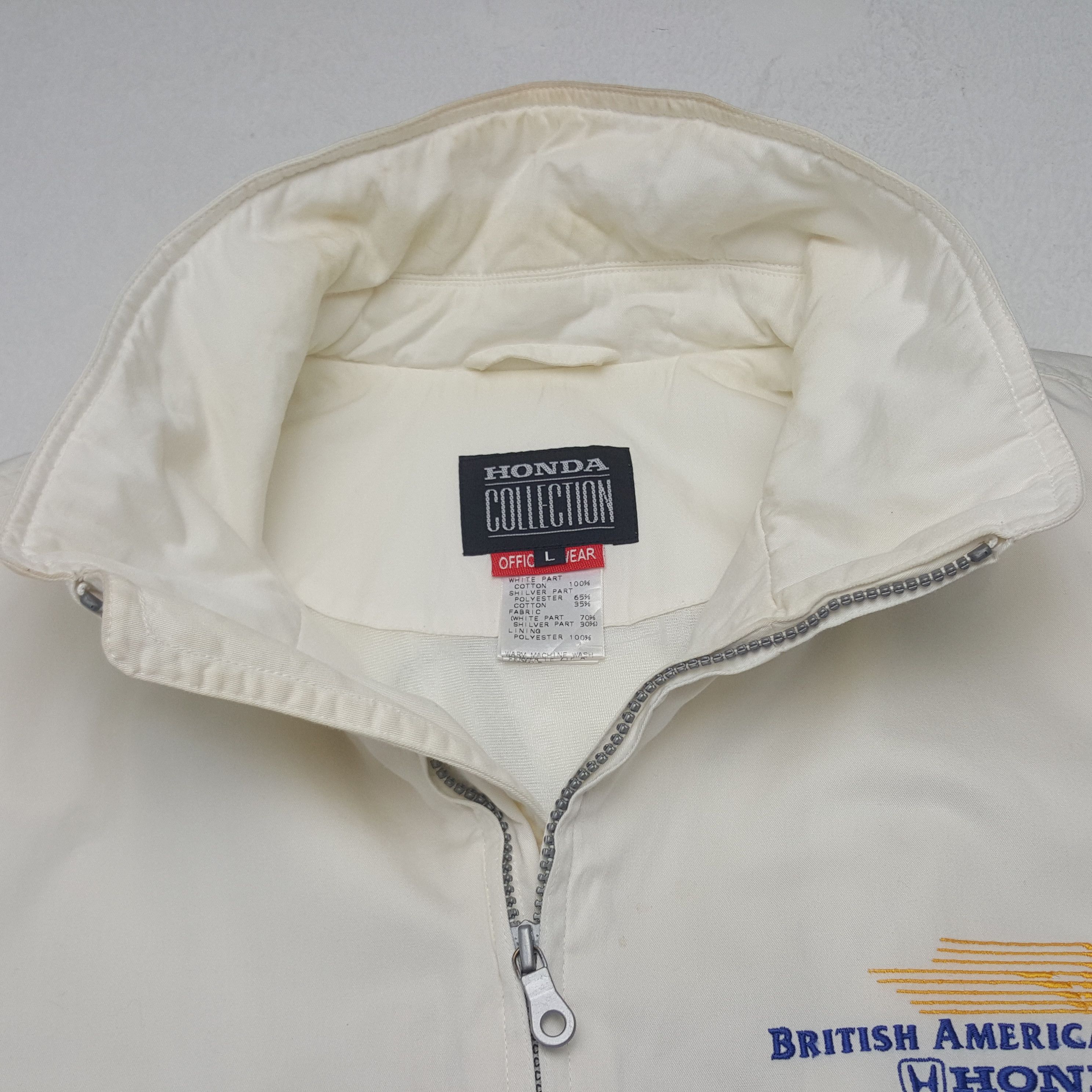 Honda × Sports Specialties × Vintage Vintage Honda Collection Windbreaker Sport Jacket Size US L / EU 52-54 / 3 - 5 Thumbnail