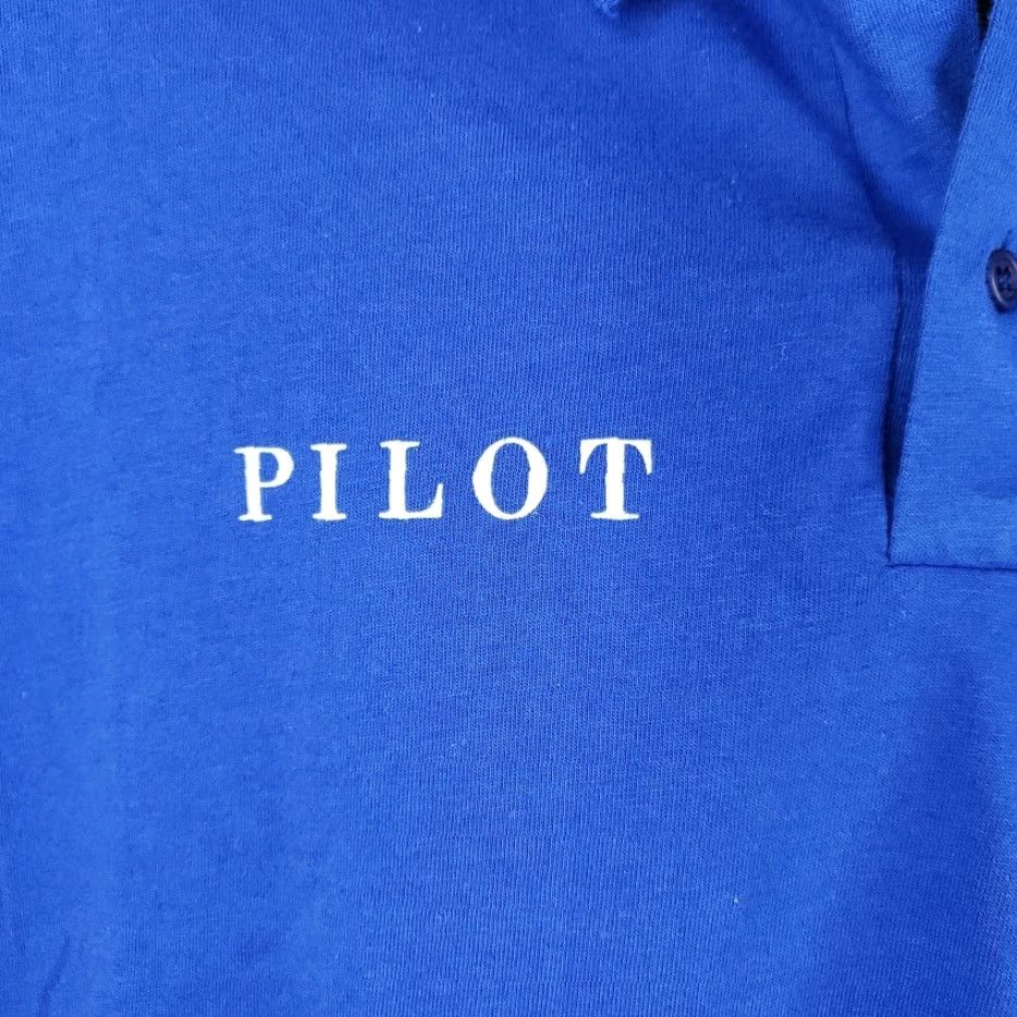 Anvil VINTAGE Thunder & Colt Hot Air Balloon Polo Shirt Mens M Blue Size US M / EU 48-50 / 2 - 3 Thumbnail