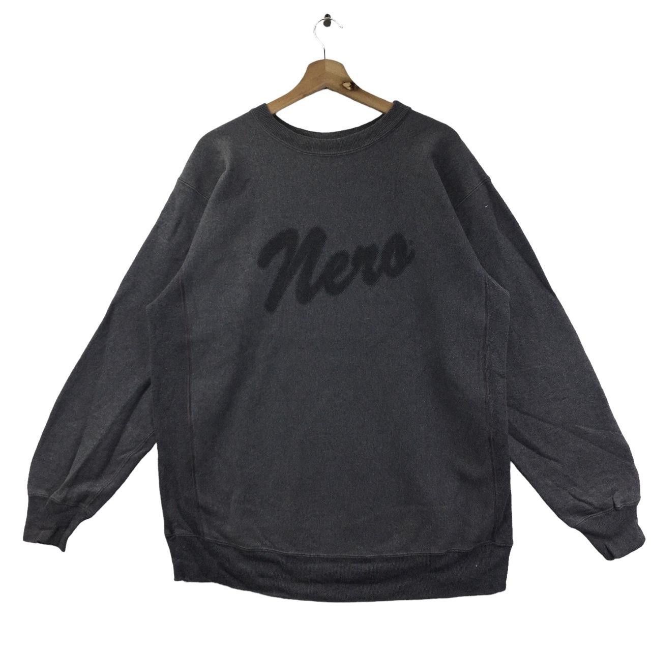 Full Count & Co. Vtg FULL COUNT NERO Japan Okayama Denim Sweatshirt Gray Size US XL / EU 56 / 4 - 1 Thumbnail
