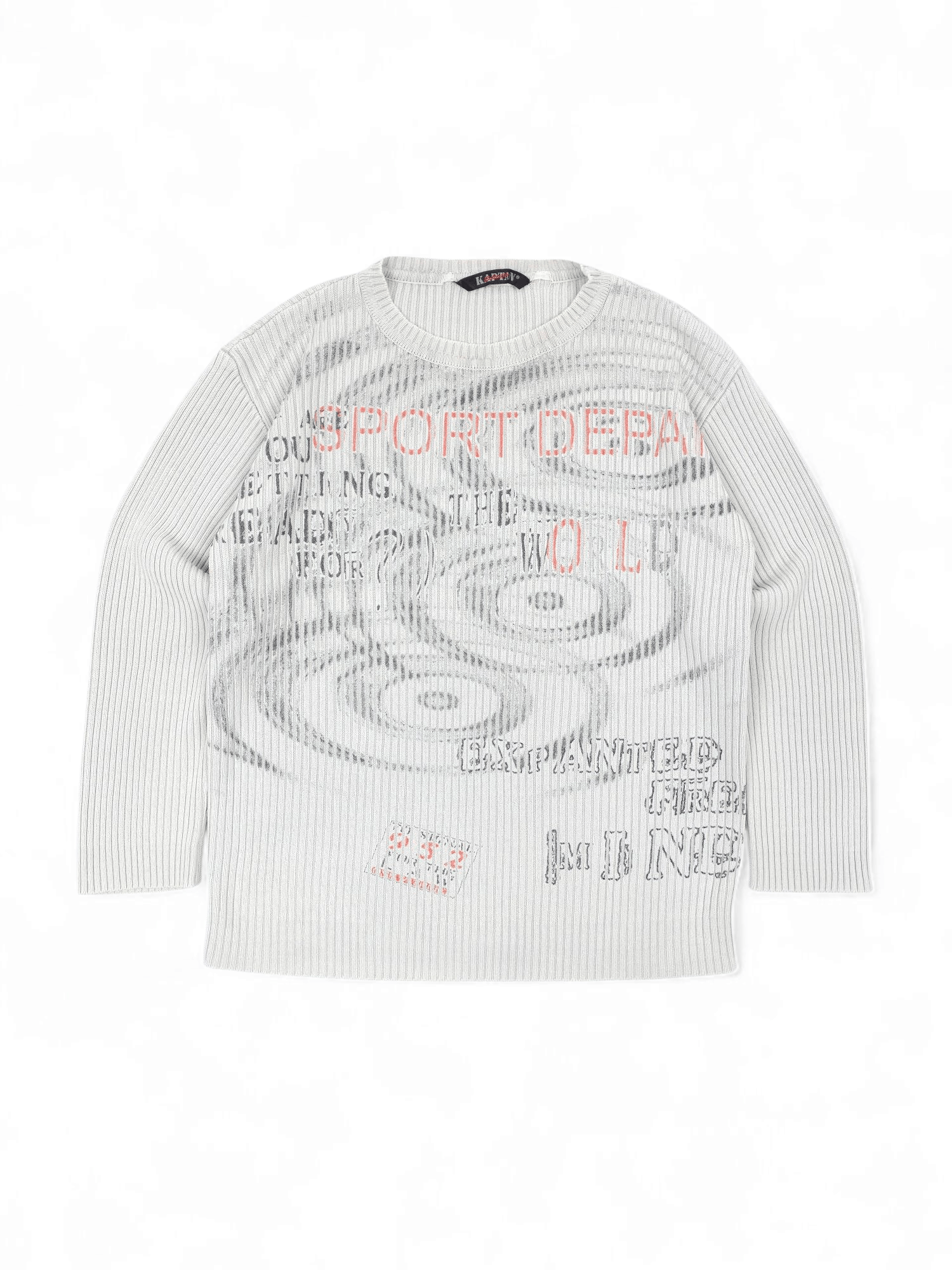 Japanese Brand 💎 Vintage Japanese Avant Garde Y2K Sweater Sweatshirt 90's Size US L / EU 52-54 / 3 - 1 Thumbnail