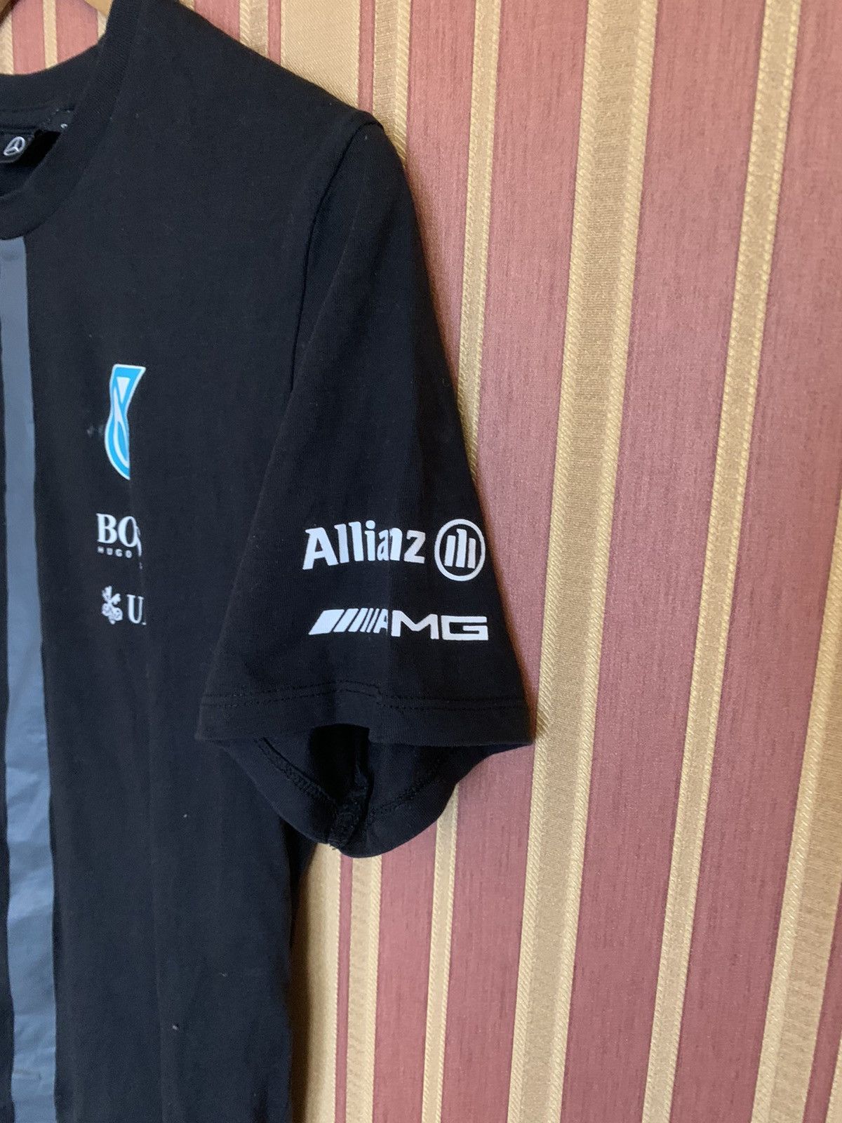 Hugo Boss × Mercedes-Benz Mercedes AMG Petronas F1 black Formula1 T-shirt short sleeve Size US S / EU 44-46 / 1 - 5 Thumbnail