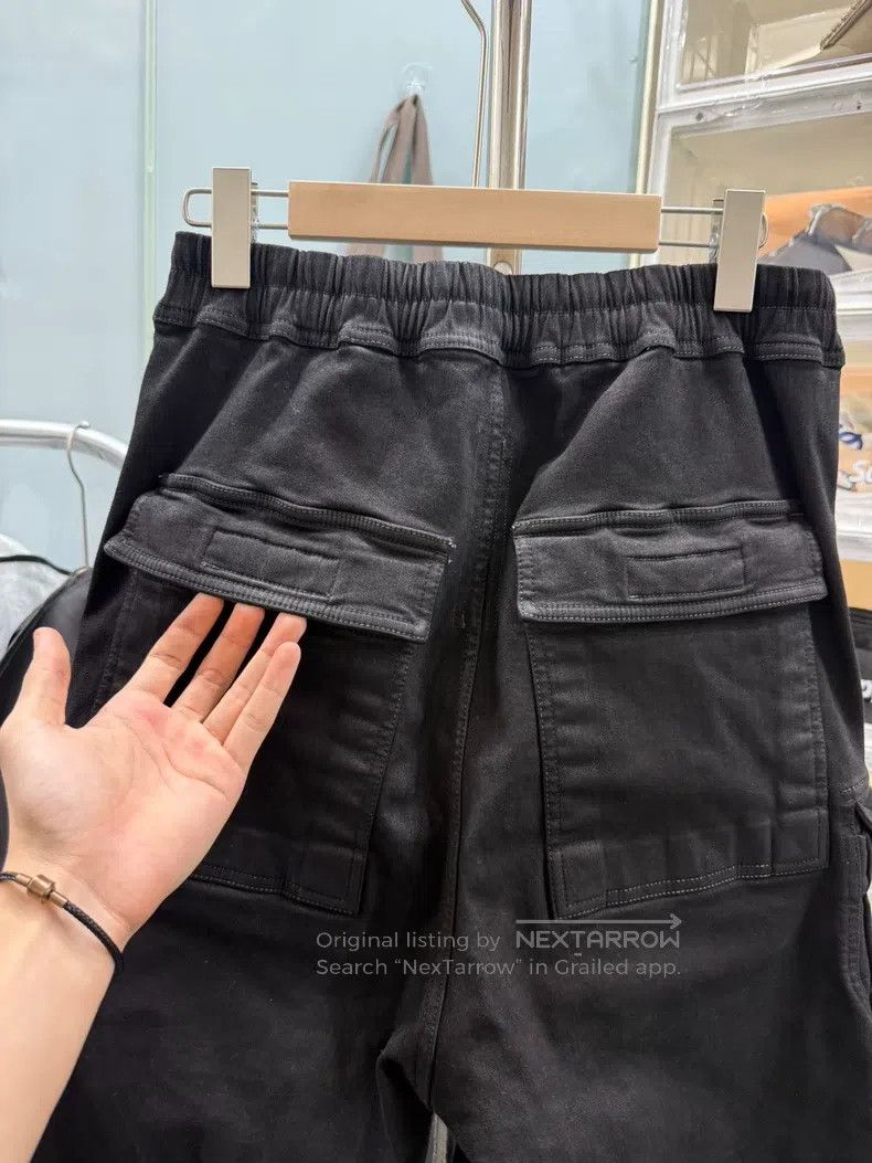 Rick Owens RICK OWENS size M Waxed Denim Workwear Pants Size US 27 - 3 Thumbnail