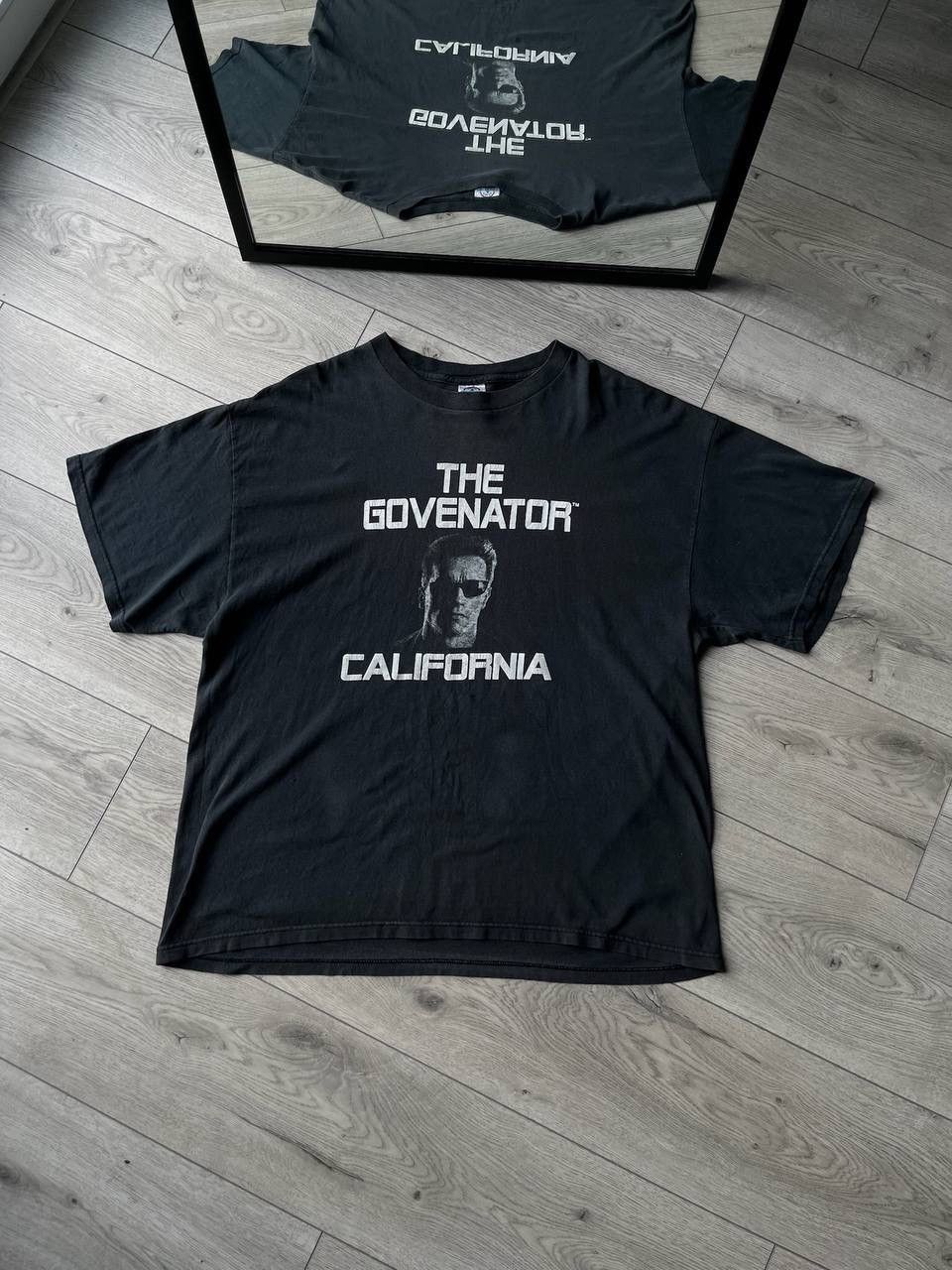 Vintage Vintage The Govenator California Boxy Humor T-shirt Y2K XL Size US XL / EU 56 / 4 - 4 Thumbnail