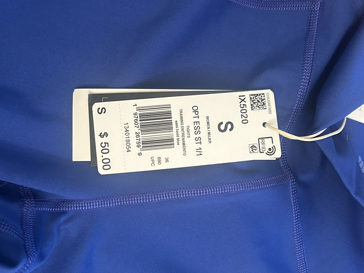 Adidas adidas Optime Essential Stash Athletic Leggings Womens S Size 26" / US 2 / IT 38 - 2 Thumbnail