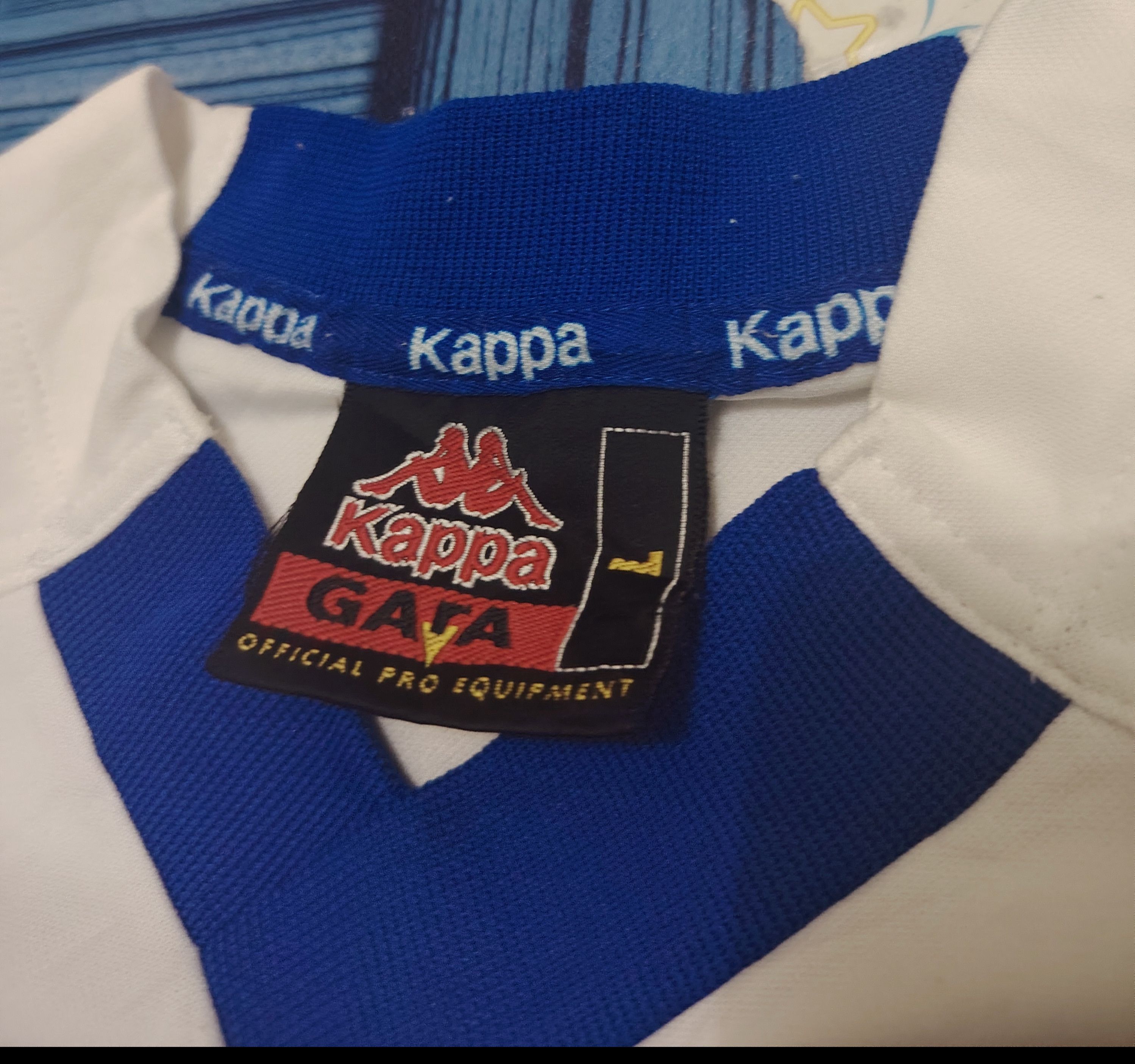 Vintage Vtg 1998 1999 Italy Away Kappa Jersey Size US L / EU 52-54 / 3 - 6 Thumbnail