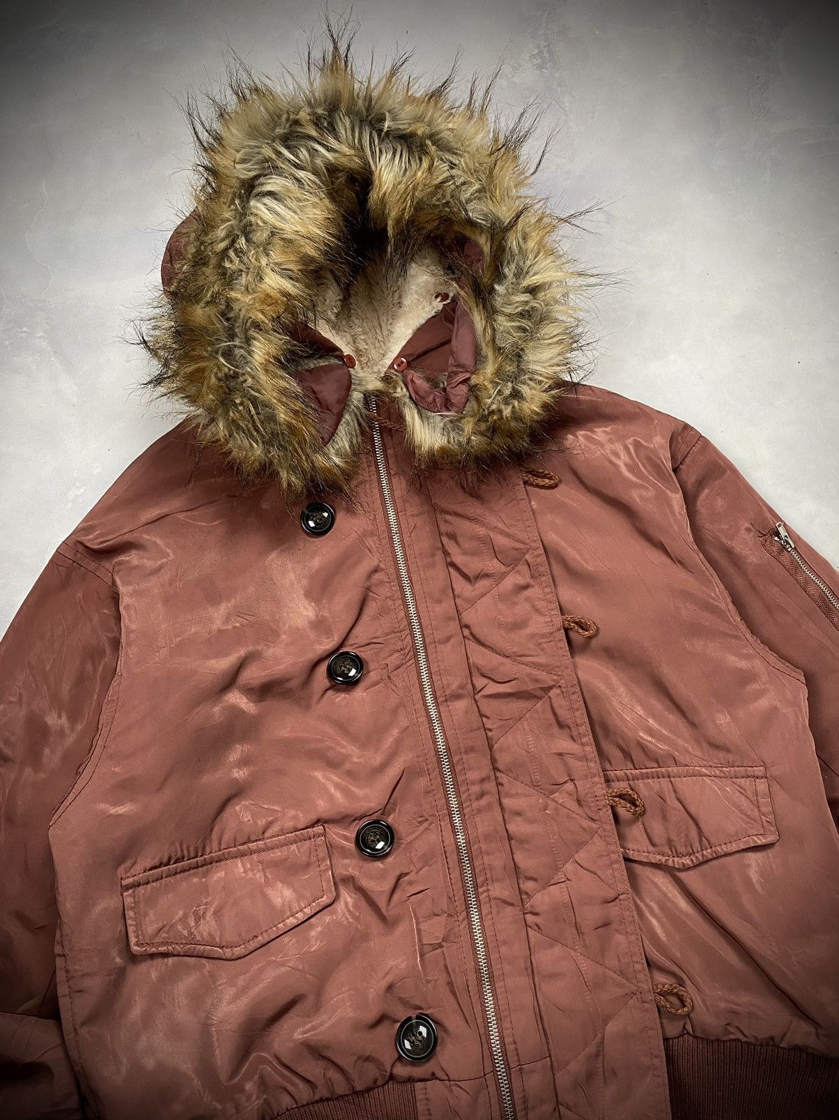 Japanese Brand N2B Jacket Fur Racoon LGB Style Size US L / EU 52-54 / 3 - 4 Thumbnail
