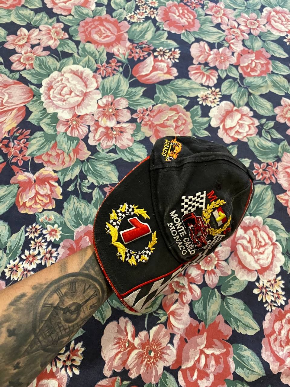 Vintage MONACO Hats Vintage Monte Carlo Cap Y2K streetwear Size ONE SIZE - 7 Thumbnail