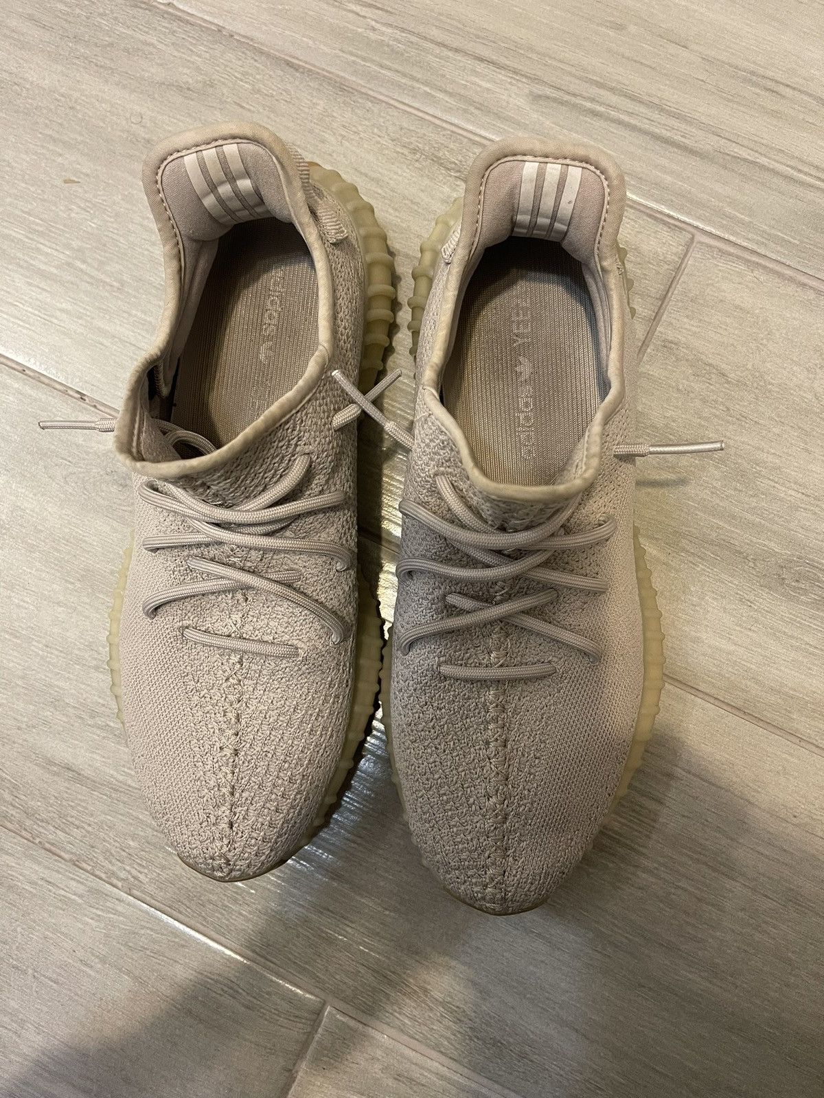 Adidas × Kanye West Yeezy Boost 350 V2 Sesame 2018 Size US 11.5 / EU 44-45 - 2 Thumbnail