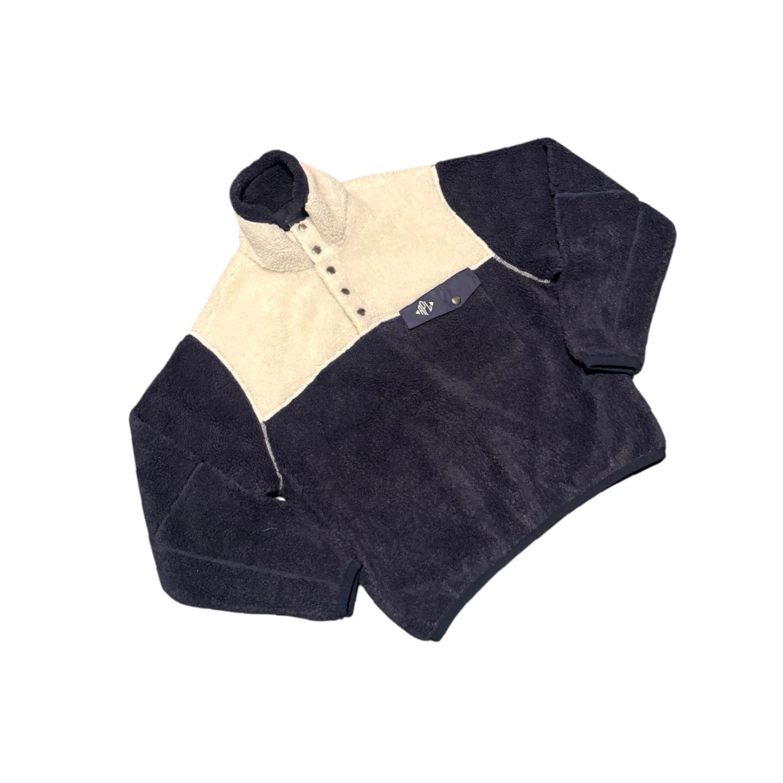 Polo Ralph Lauren Polo Ralph Lauren Sweatshirt 1/4 Zip Snap Pullover Small Blue/White Classic Unisex Adults Long Sleeve Knit Cotton Fleece Logo 2020s Size US S / EU 44-46 / 1 - 3 Thumbnail