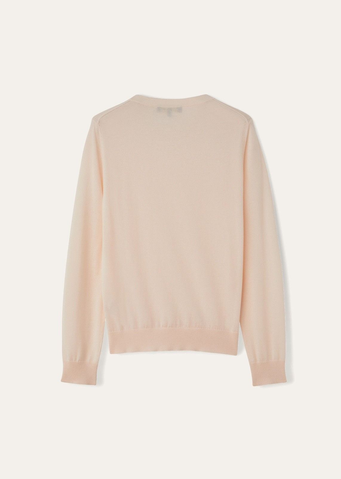 Loro Piana o1srvl11e0824 Piuma Cashmere Crewneck Sweater in Light Pink Size L / US 10 / IT 46 - 2 Thumbnail
