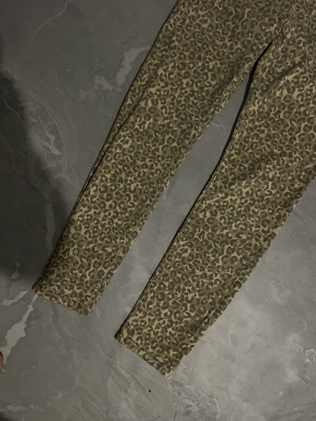 Vintage Archive Skinny Leopard Glamour Jean / Distressed Style 90 Size US 30 / EU 46 - 3 Thumbnail