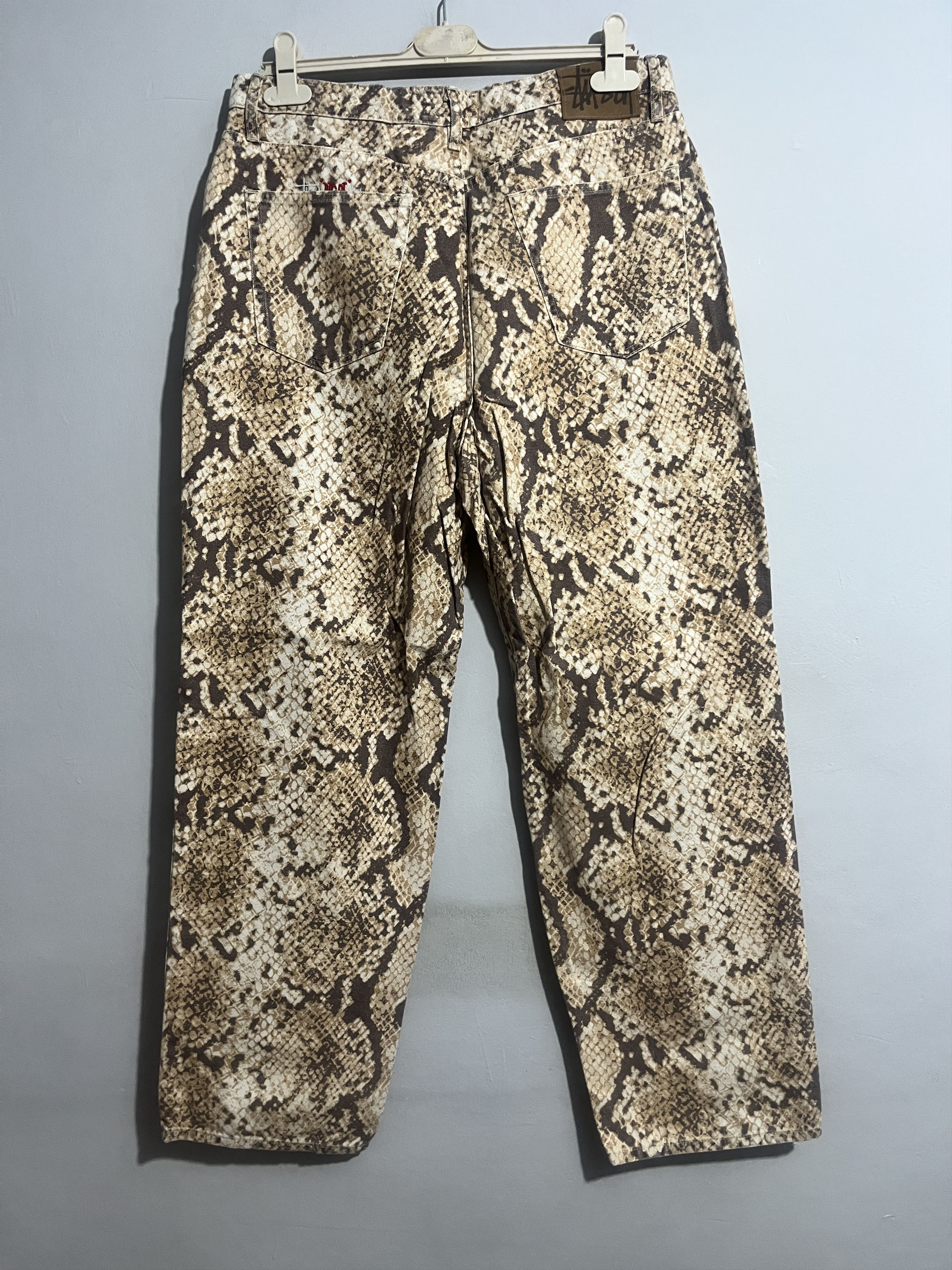 Stussy Stussy snake efect jean Size US 34 / EU 50 - 3 Thumbnail