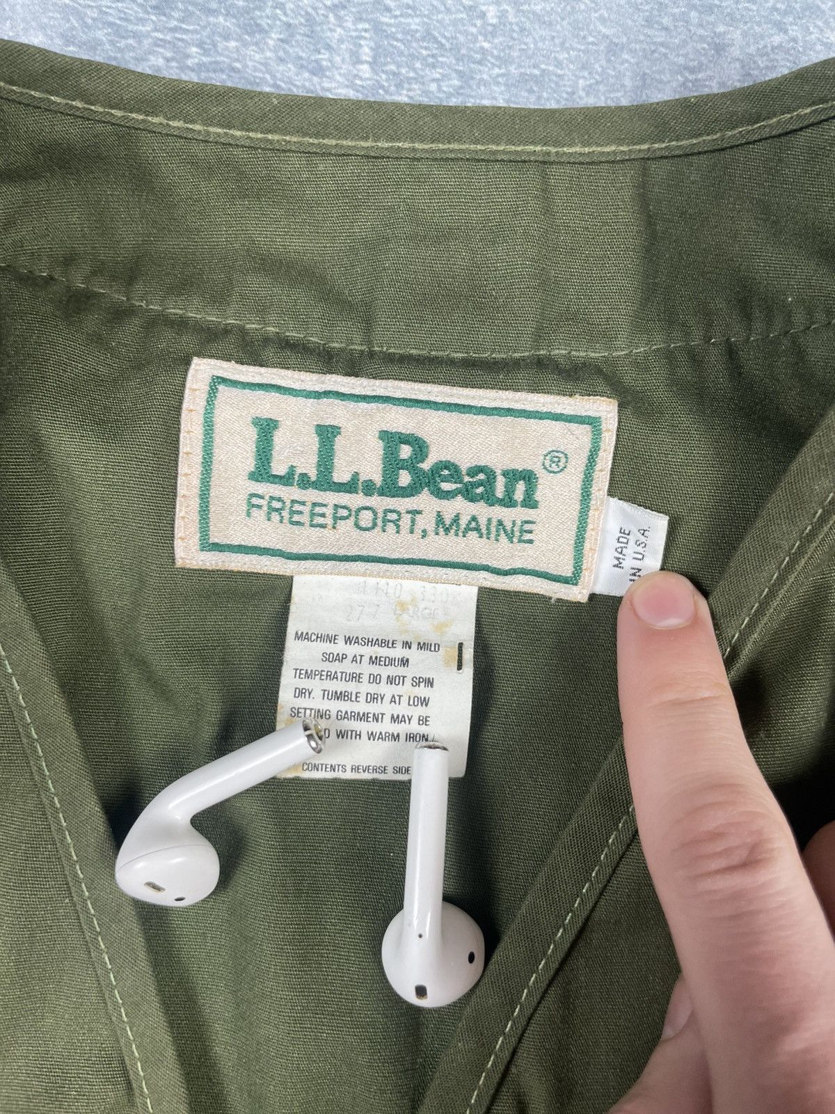 Hunt Club L.L Bean fishing 8 pockets/ Hunting made in USA vest Size US L / EU 52-54 / 3 - 7 Thumbnail