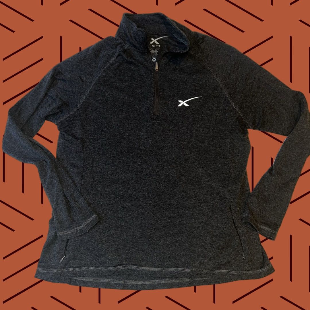 Logo 7 SpaceX Logo Sweatshirt Women’s M Gray L/S 1/2 Zip Pockets Astro Girl Space California Limited Edition All Seasons Modern Slim Knit Cotton Blend Size M / US 6-8 / IT 42-44 - 1 Thumbnail