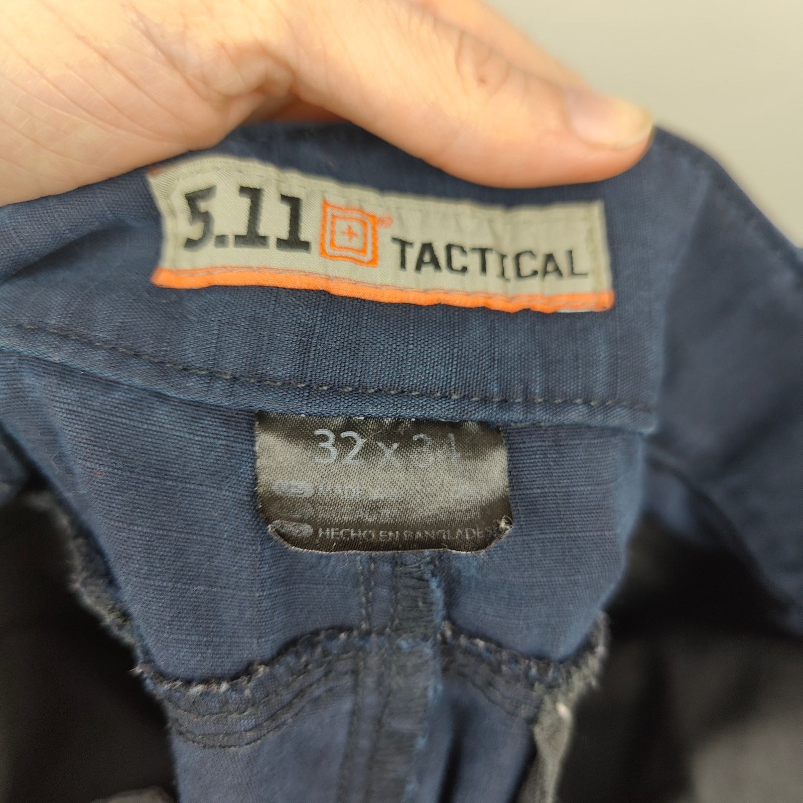 5.11 5.11 Cargo Pants Mens 32x34 Navy Blue Ripstop Tactical Size US 32 / EU 48 - 6 Thumbnail
