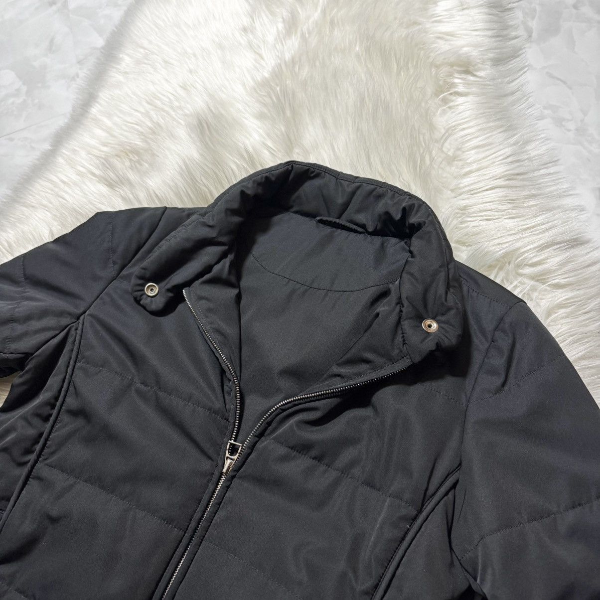 Hermes Hermes W-ZIP padded nylon jacket XL black HERMES puffer Size US XL / EU 56 / 4 - 11 Thumbnail