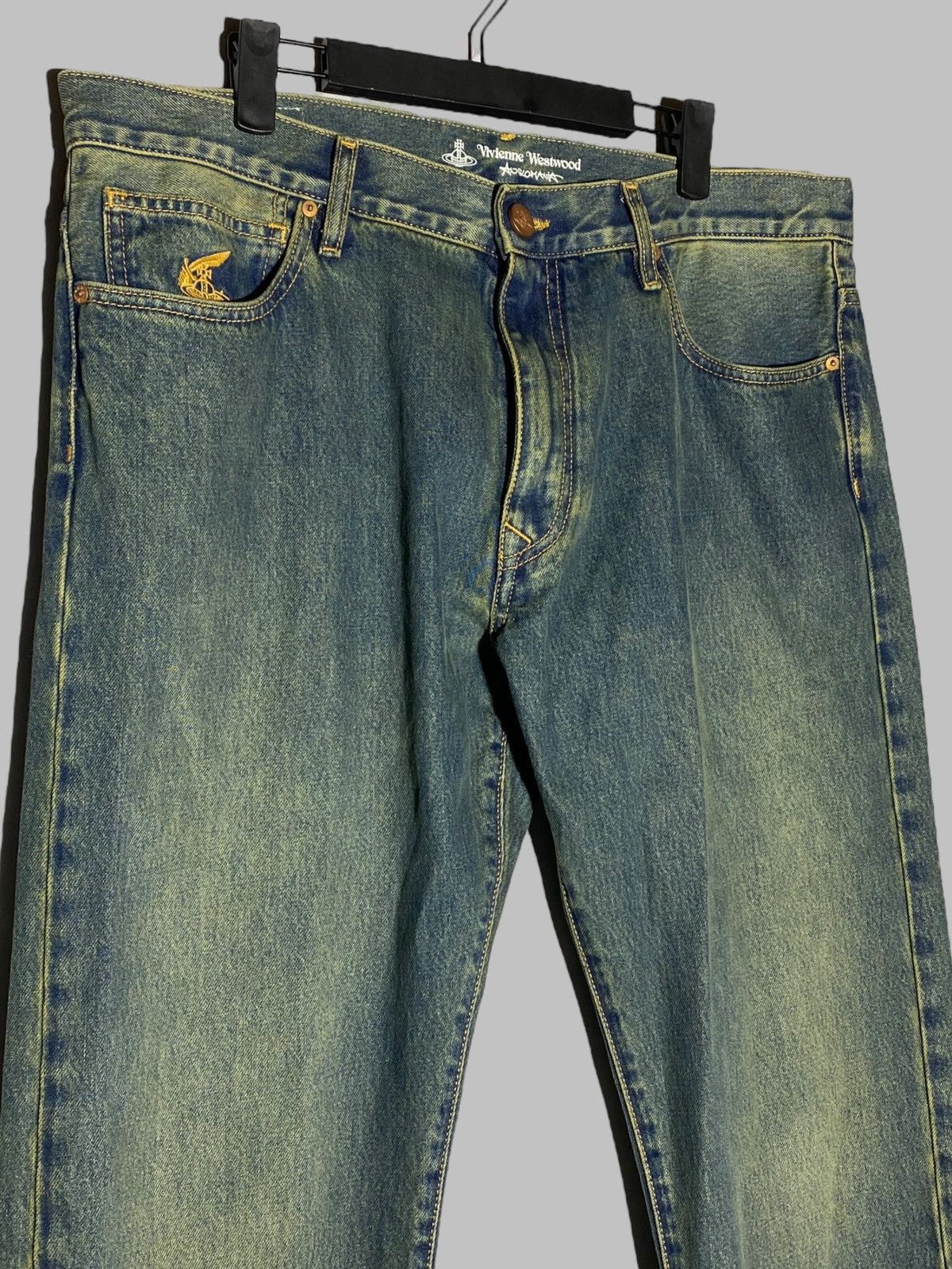 Vivienne Westwood Rare Vivienne Westwood Big Pocket Logo Jeans Size US 36 / EU 52 - 4 Thumbnail