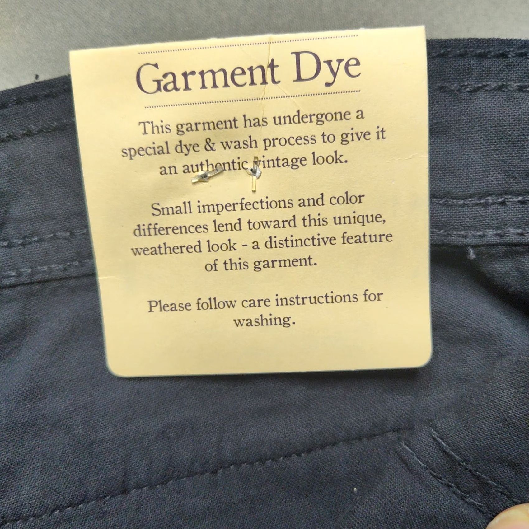Vintage American Threads Men Shorts 44 Black Garment Dye Cotton Stretch 9" NEW Size US 44 / EU 60 - 6 Thumbnail