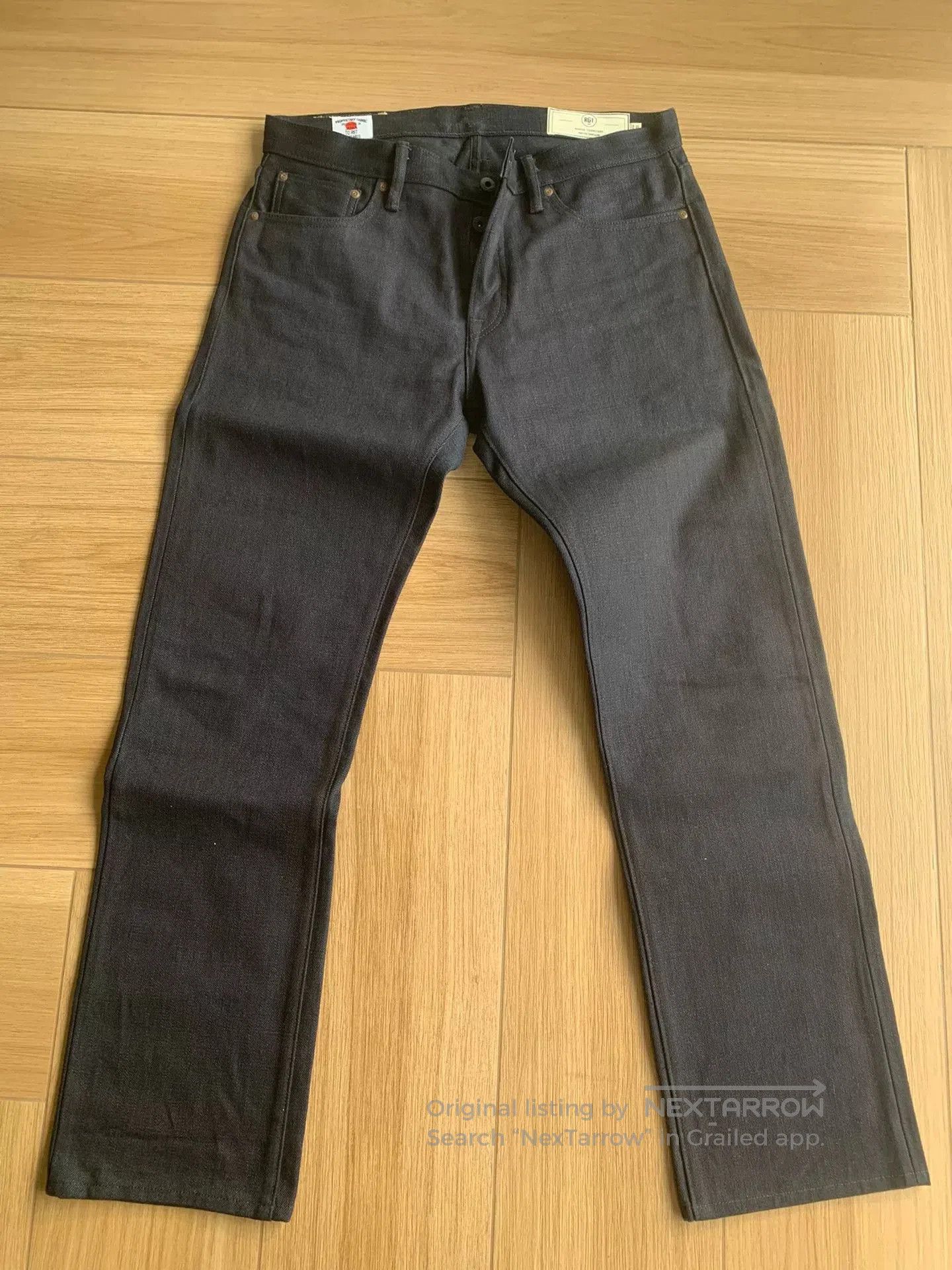 Rogue Territory heavy weight black denim straight leg pants. Size US 34 / EU 50 - 1 Thumbnail