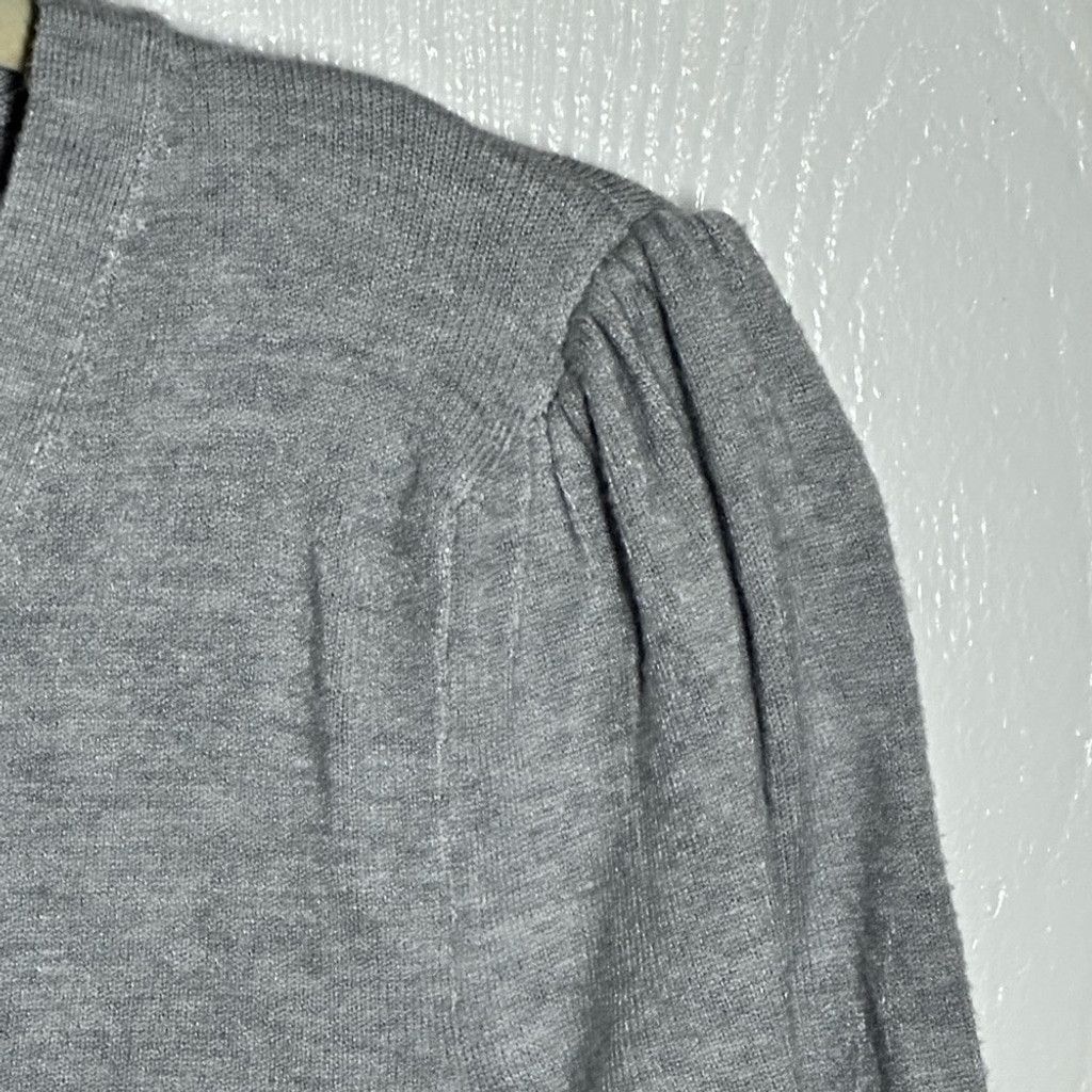 Other Catherine Malandrino Heather Gray V-neck Sweater Size S / US 4 / IT 40 - 4 Thumbnail