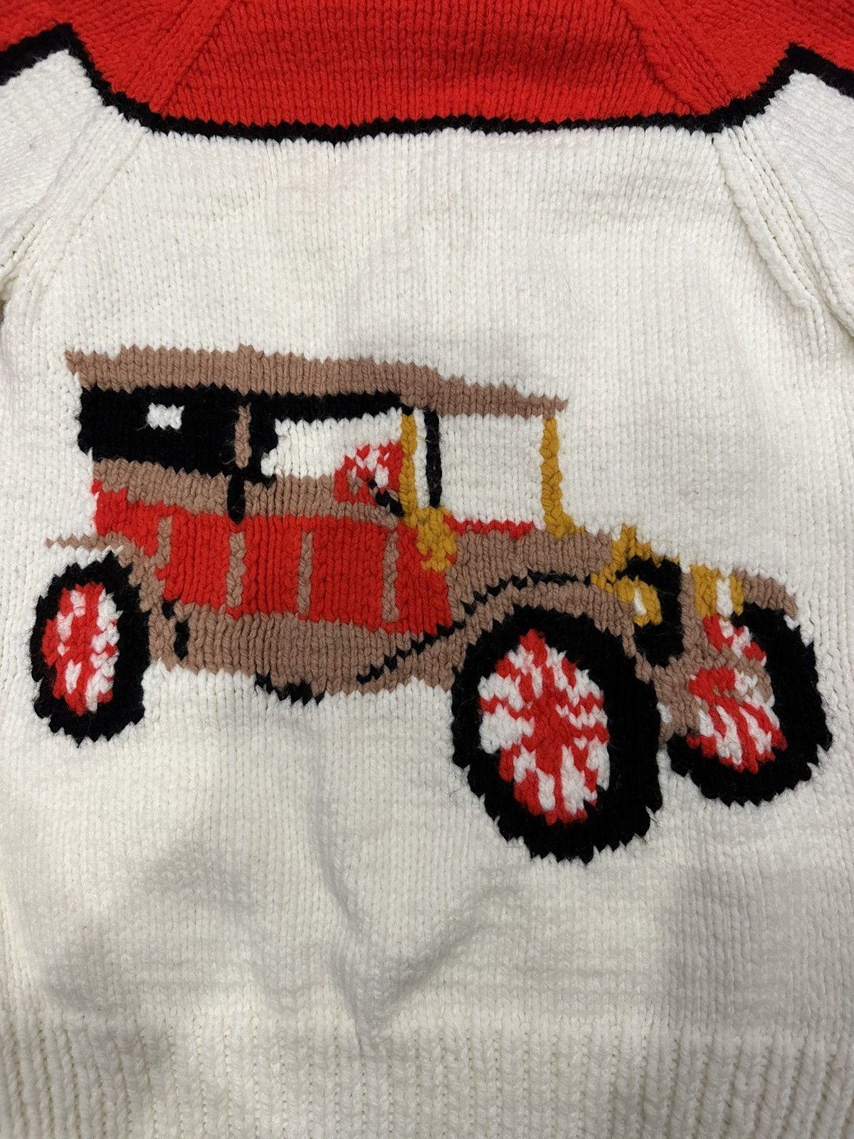 Vintage Vintage Cowichan Sweater Car Medium Size US M / EU 48-50 / 2 - 5 Thumbnail