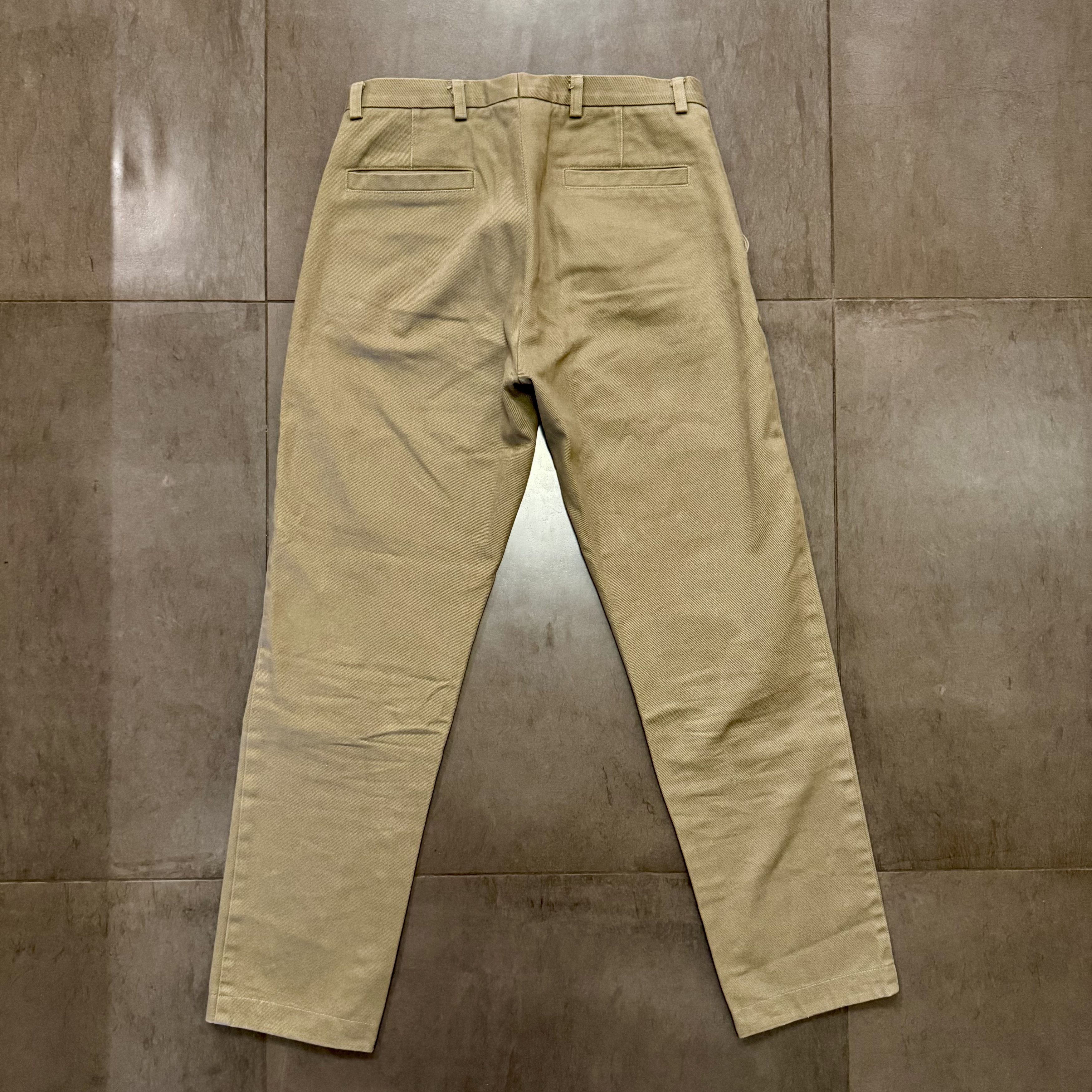 Sefr Sefr Leon Trousers - Size Small - Olive Green Cotton Twill Size US 30 / EU 46 - 3 Thumbnail