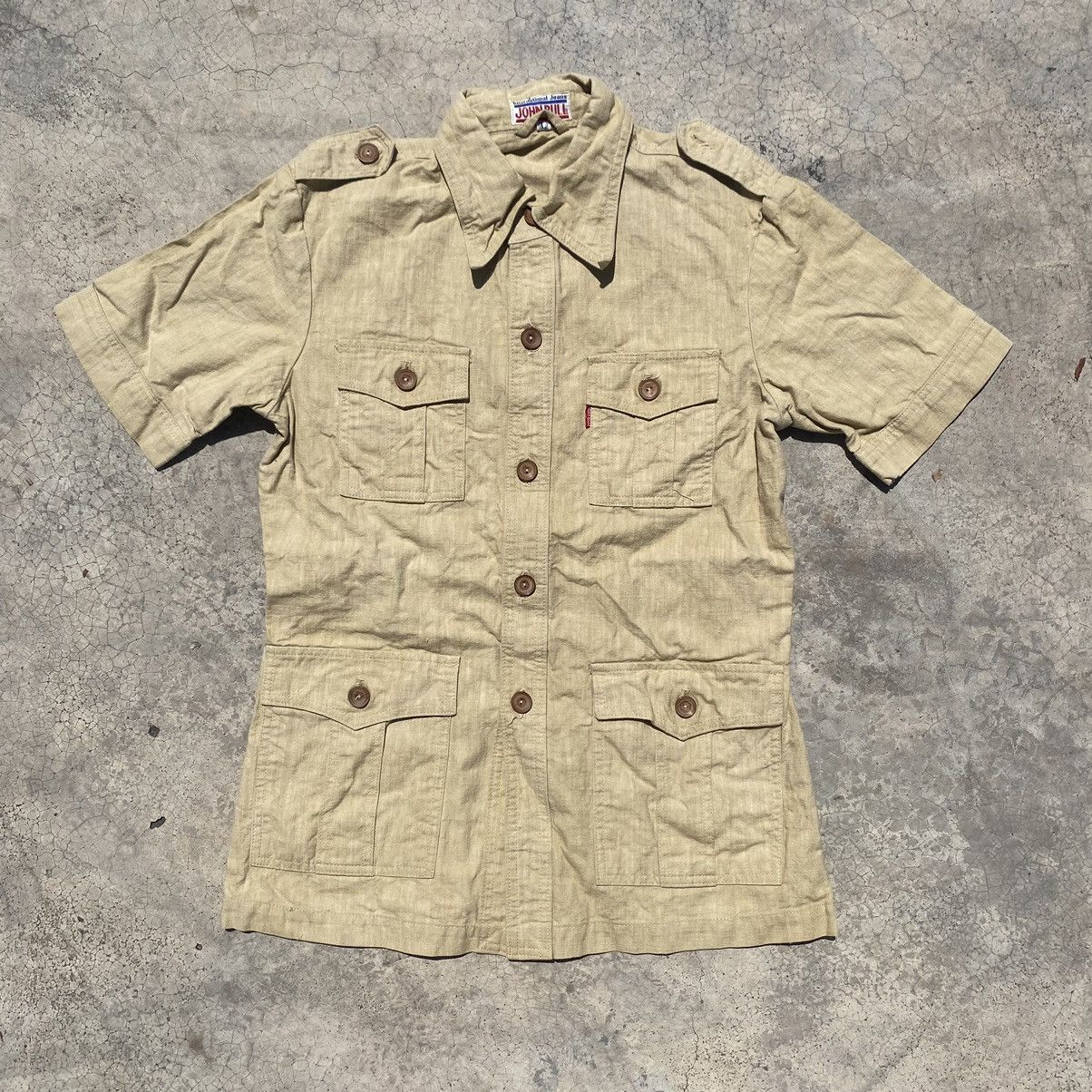 Johnbull John Bull Army Utility Safari Shirt –Japanese Workwear Style Size US L / EU 52-54 / 3 - 1 Thumbnail
