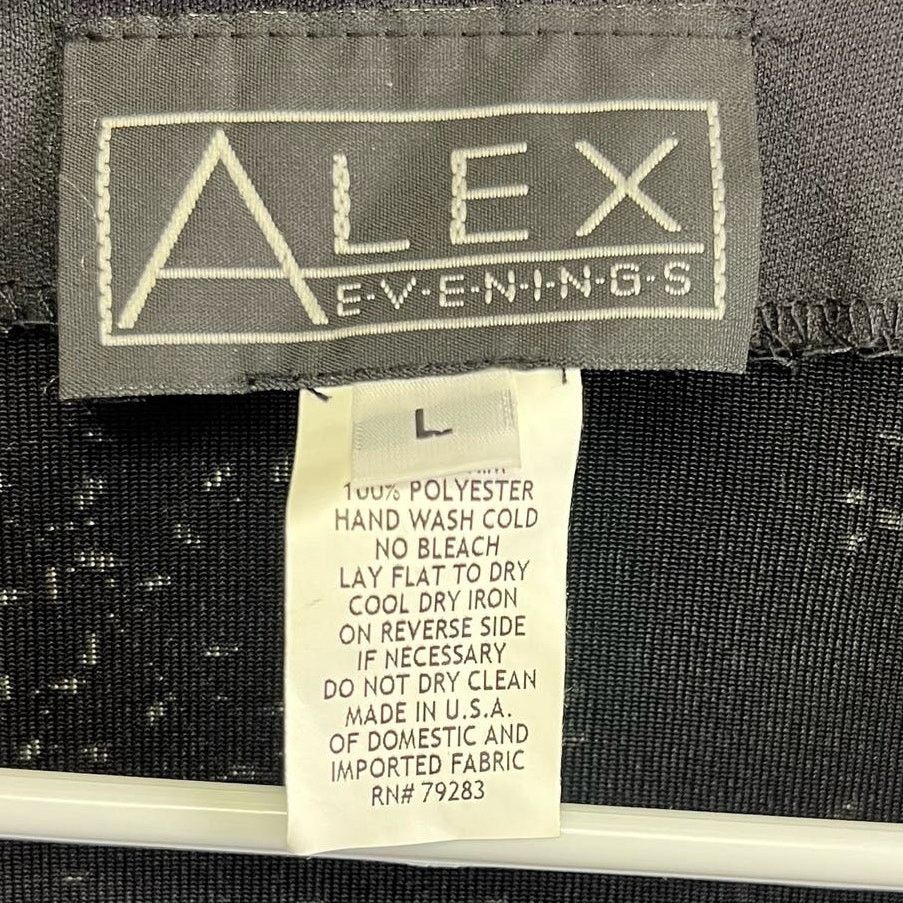 Alex Evenings Alex Evenings Glittery Embroidered Satin Trim Jacket Large Size L / US 10 / IT 46 - 6 Thumbnail