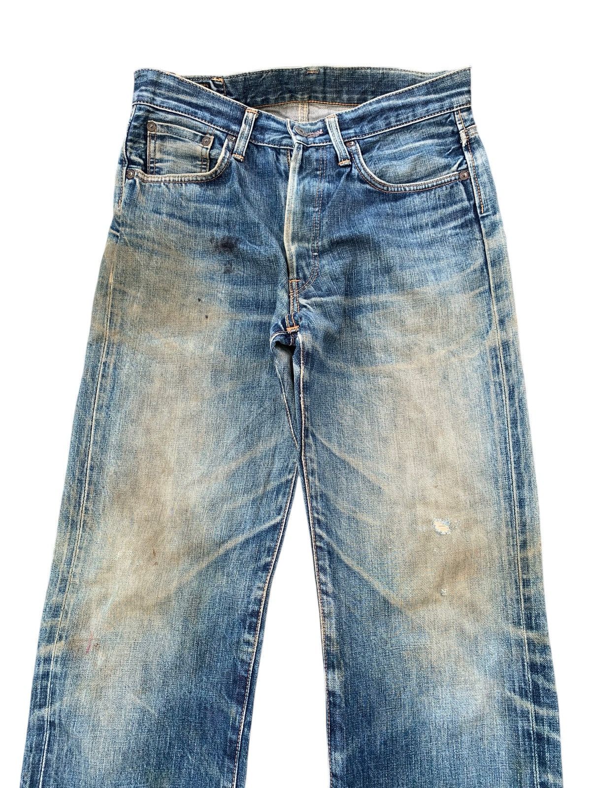 Kapital VINTAGE EDWIN 505XX SELVEDGE RUSTY MUDWASH DISTRESSED DENIM Size US 29 - 6 Thumbnail